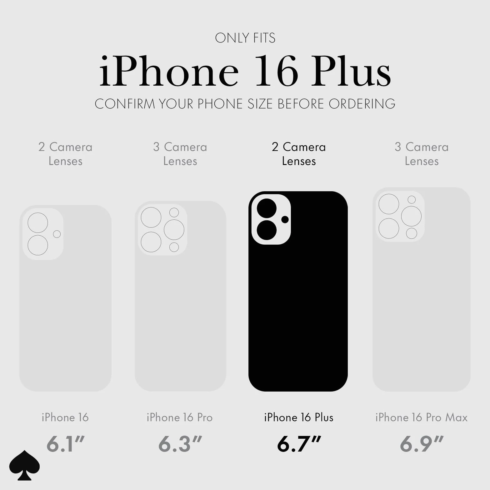 Kate Spade New York Etui na iPhone'a 16 Plus – kompatybilne z MagSafe – designerskie etui na telefon – falista noc