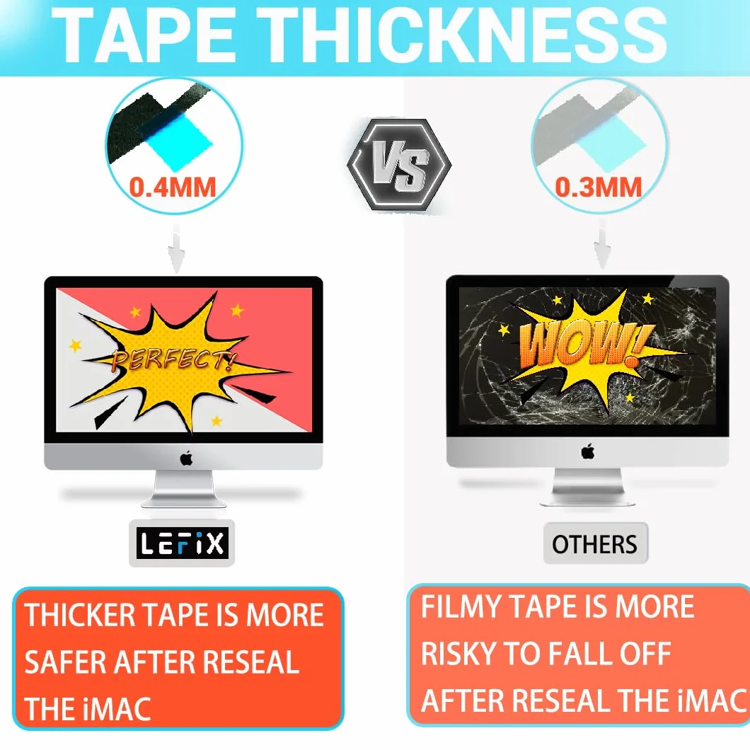 Zestaw taśmy samoprzylepnej LeFix do iMac 54.6 cm 2017 2019 A2116
