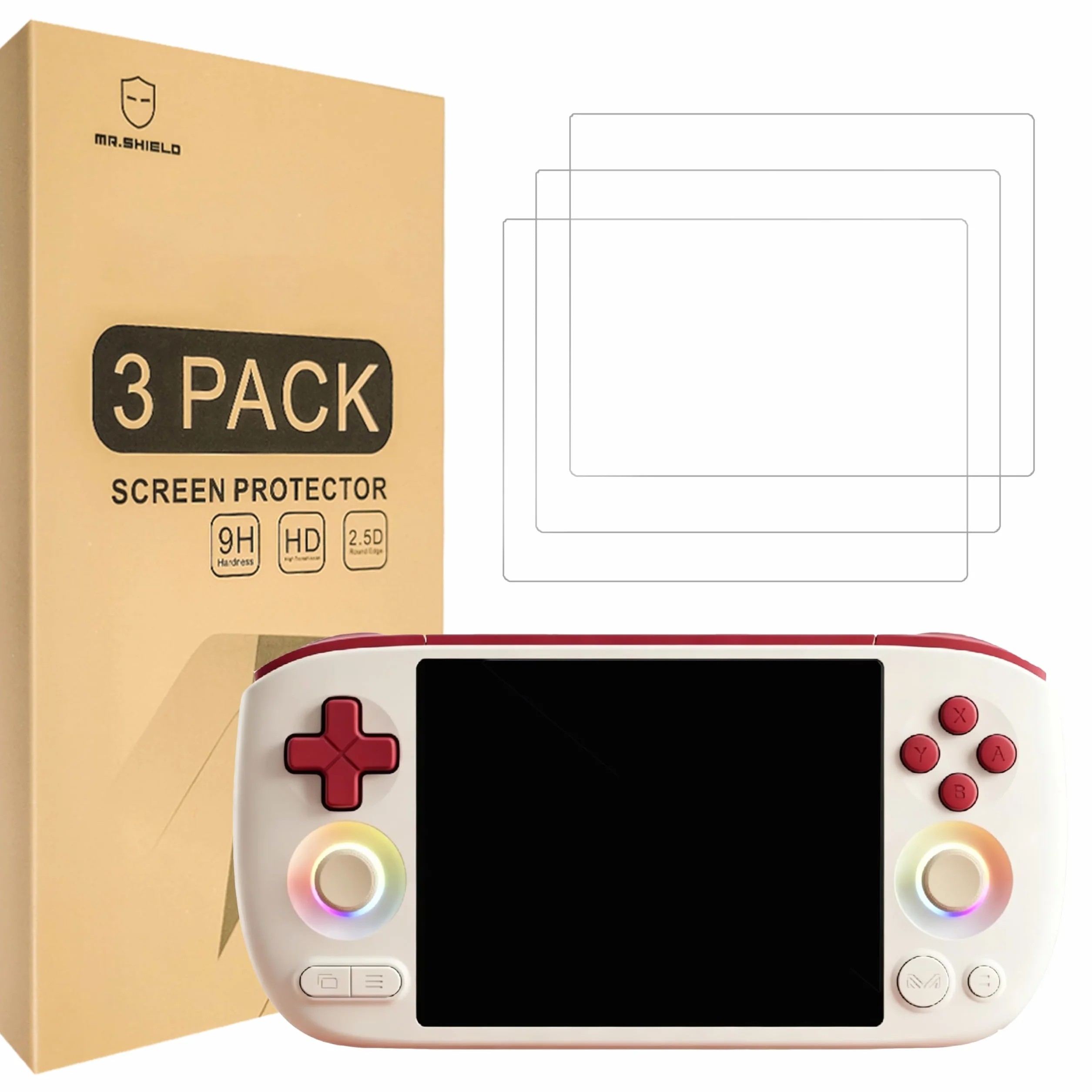 Mr.Shield Ochraniacz Ekranu do AYANEO Pocket AIR MIni, 3 Sztuki, Szkło Hartowane 9H, Odporny na Zarysowania, HD