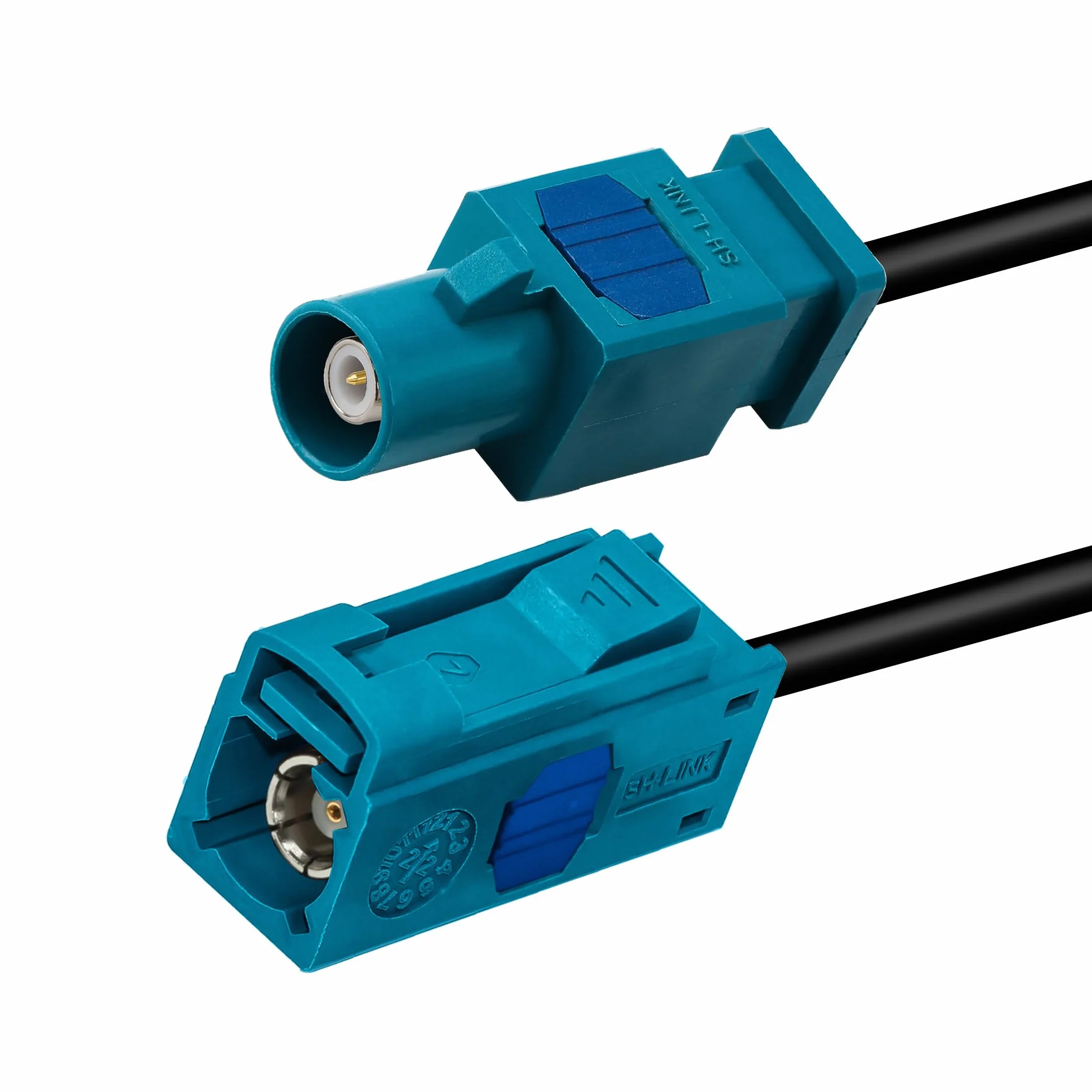 TUOLNK RG174 Fakra Z Kabel Fakra Z Weiblich zu Weiblich RF Koaxialkabel für Auto GPS Navigation GPS Antenne Verlängerungskabel DAB Digital FM AM Radio Sirius XM Satelliten Radio 9.8ft(3M)