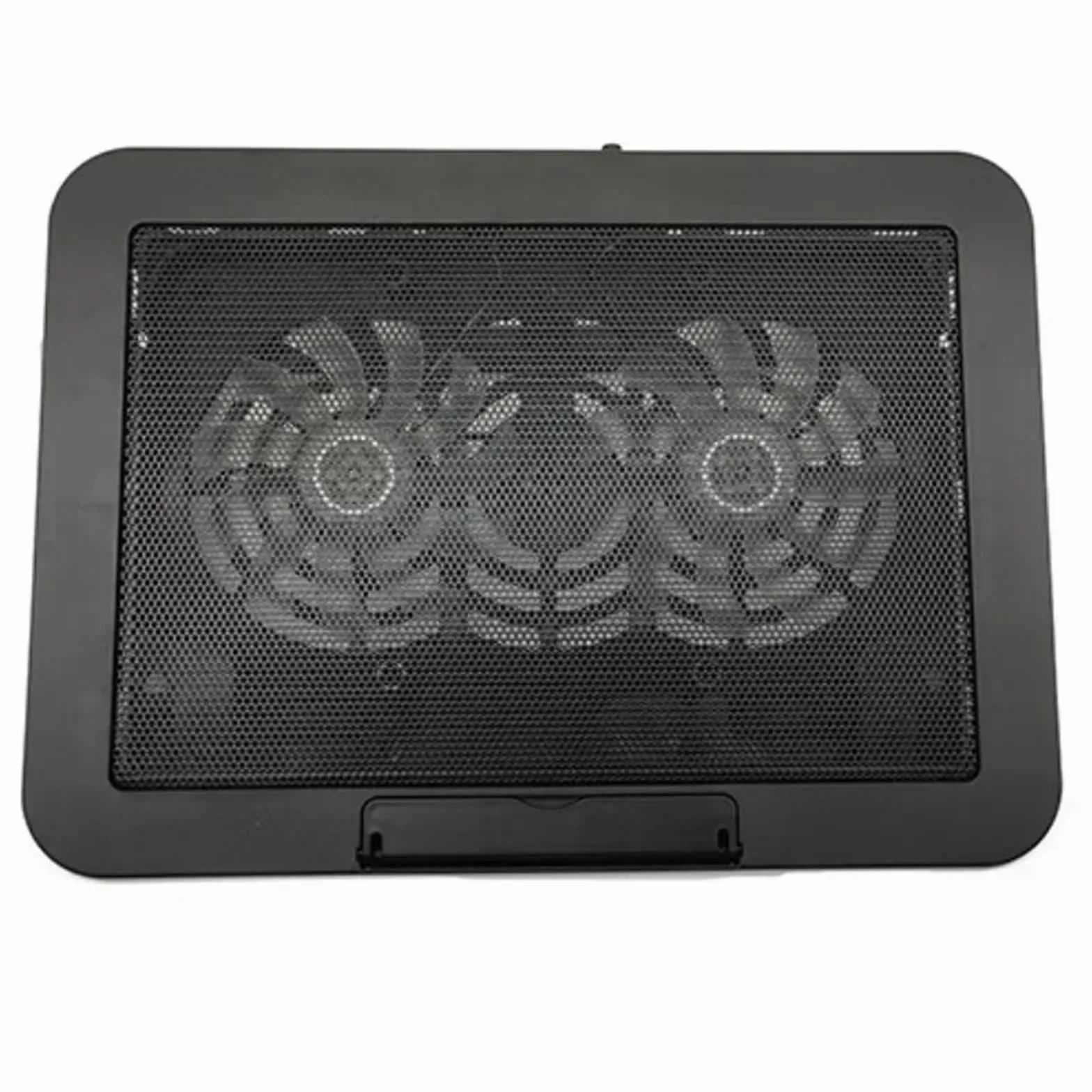 Laptop Cooler podstawka pod laptopa Laptop chłodzony powietrzem uchwyt chłodzący podstawa wspornik 12-17'' Tablet Notebook podwójna podkładka chłodząca z wentylatorem