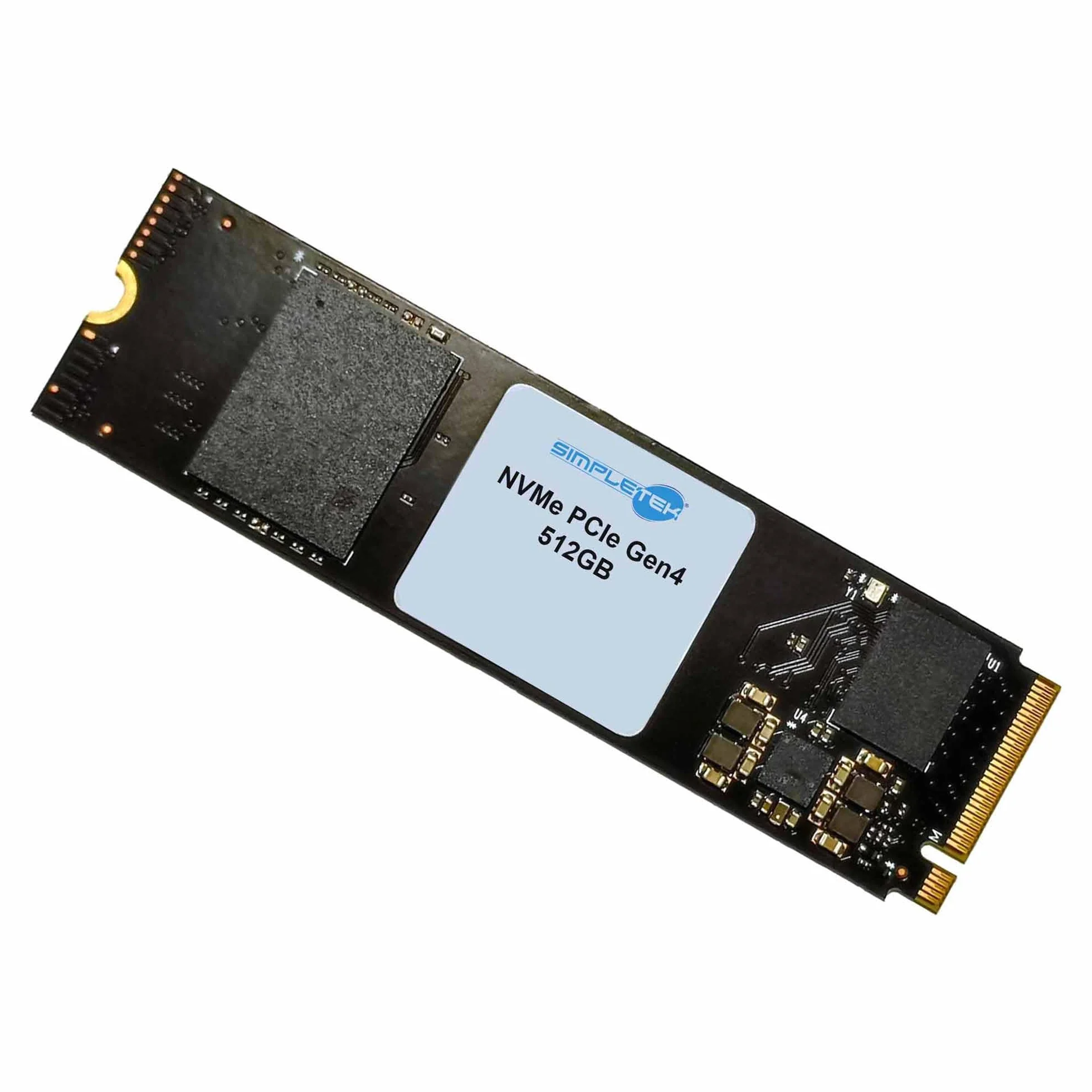 SIMPLETEK Wewnętrzny dysk SSD M.2 NVME PCI 4.0 2280 512 GB QLC 4 | 3,3 V 6000 MB/s | dysk SSD idealny do komputerów stacjonarnych i laptopów