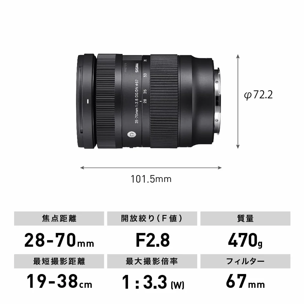 Sigma obiektyw 28-70 mm F2,8 DG DN mocowanie Sony E