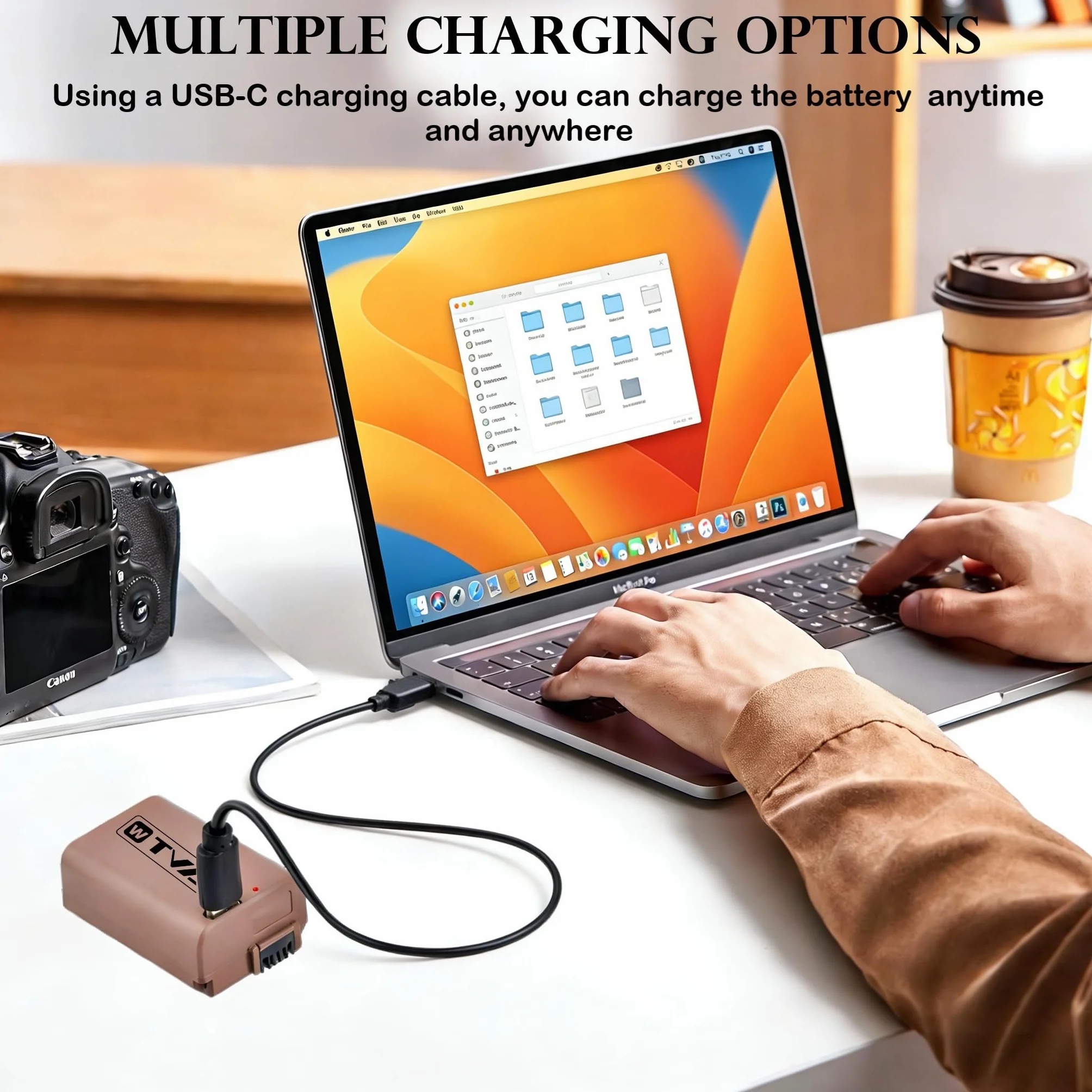 1500 mAh NP-FW50 akumulator do Sony ZV-E10, A3000 A5000 A5100 A6000 A6300 A6500 A6400, A7R, A7R II, A7, A7 II, A7S II, A7S, DSC-RX10 II/III/IV, IV, A33 A35 A37 A55 NEX-3 NEX-5N NEX-6