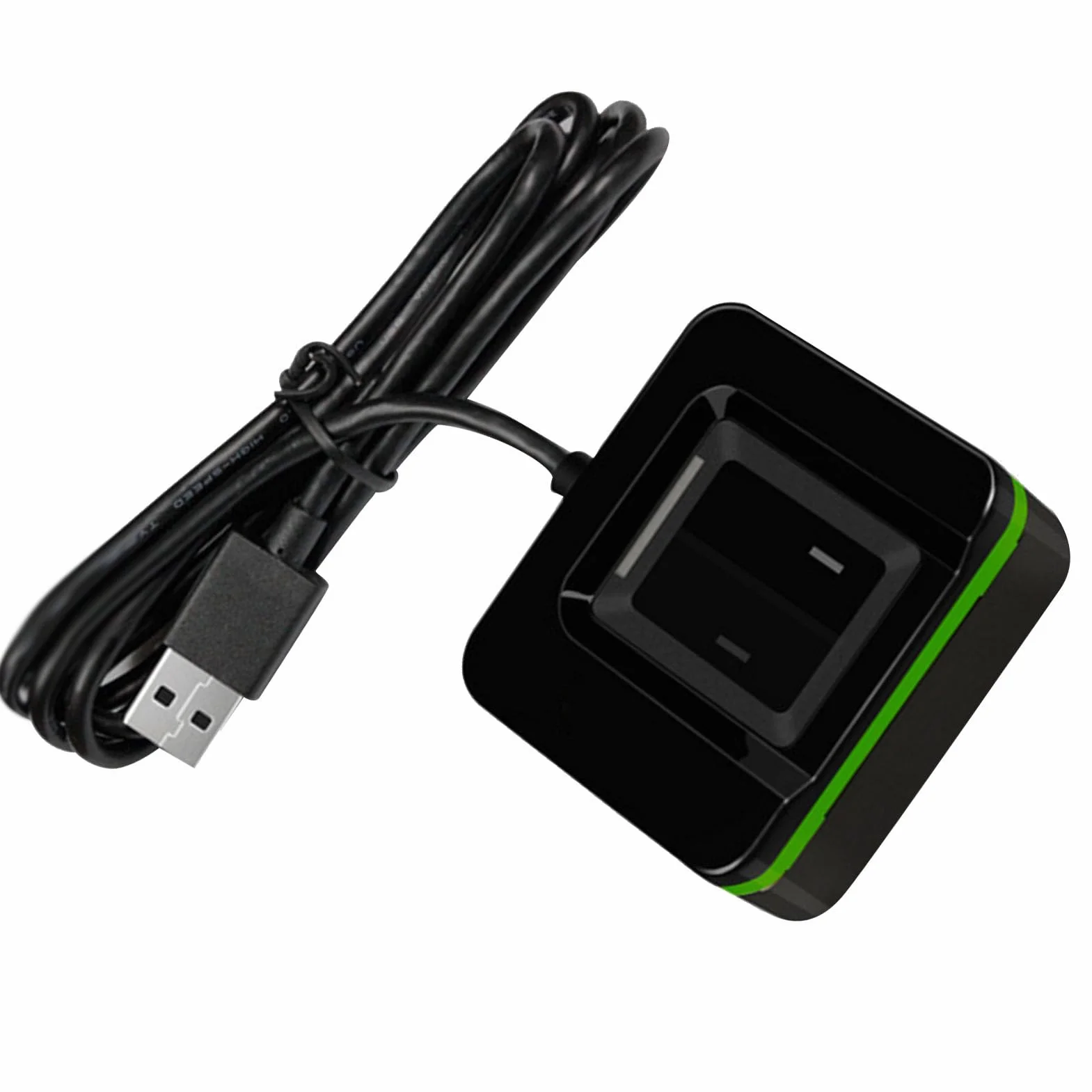 Biometryczny Czytnik Linii Papilarnych, Czytnik Linii Papilarnych USB z Kablem 5,9FT do Komputera PC, Niskie Rozpoznawanie Błędów, łatwa Konfiguracja (ZKLIVE20R)