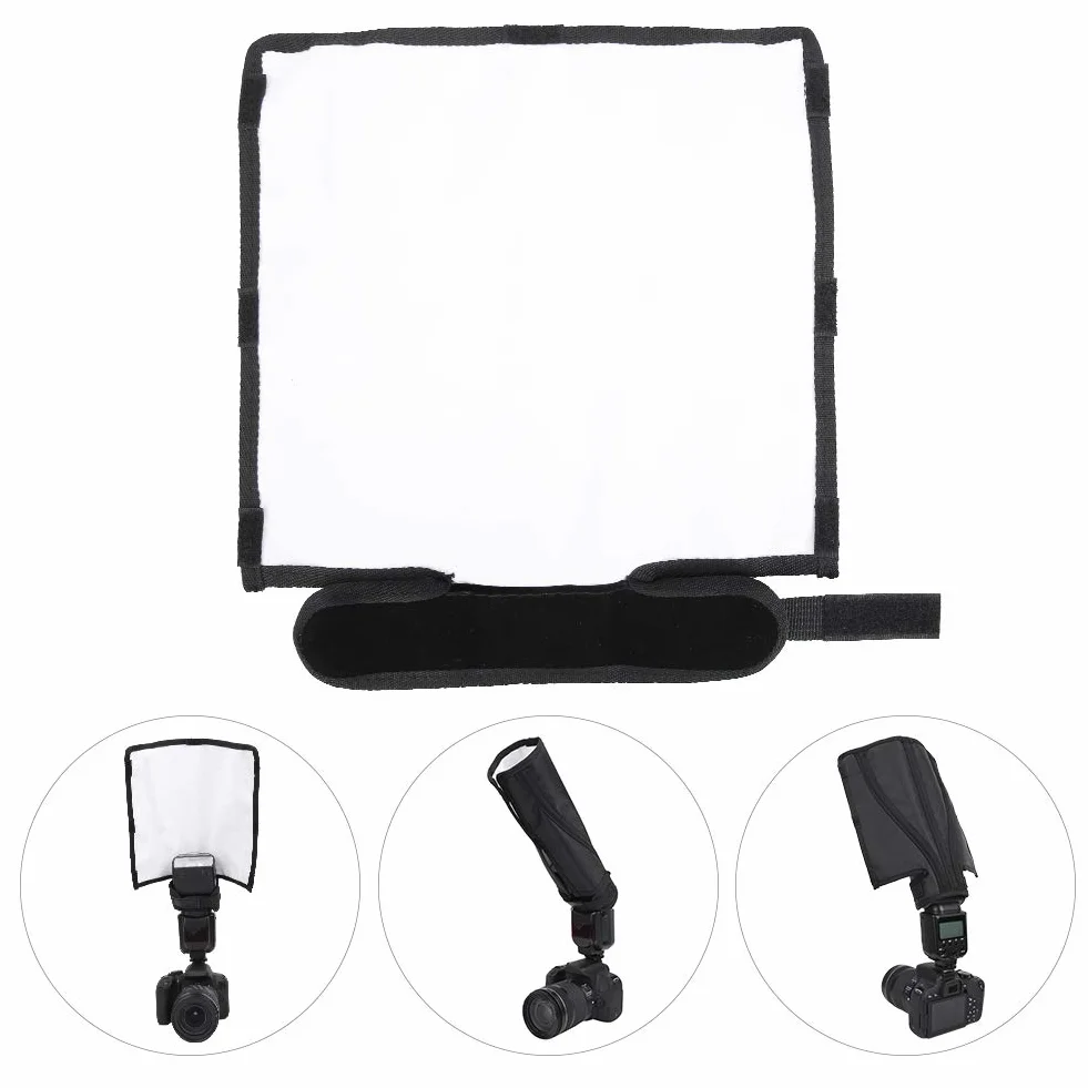 EBTOOLS Softbox Difusor Universal de plástico Flexible Reflector fotográfico Speedlite