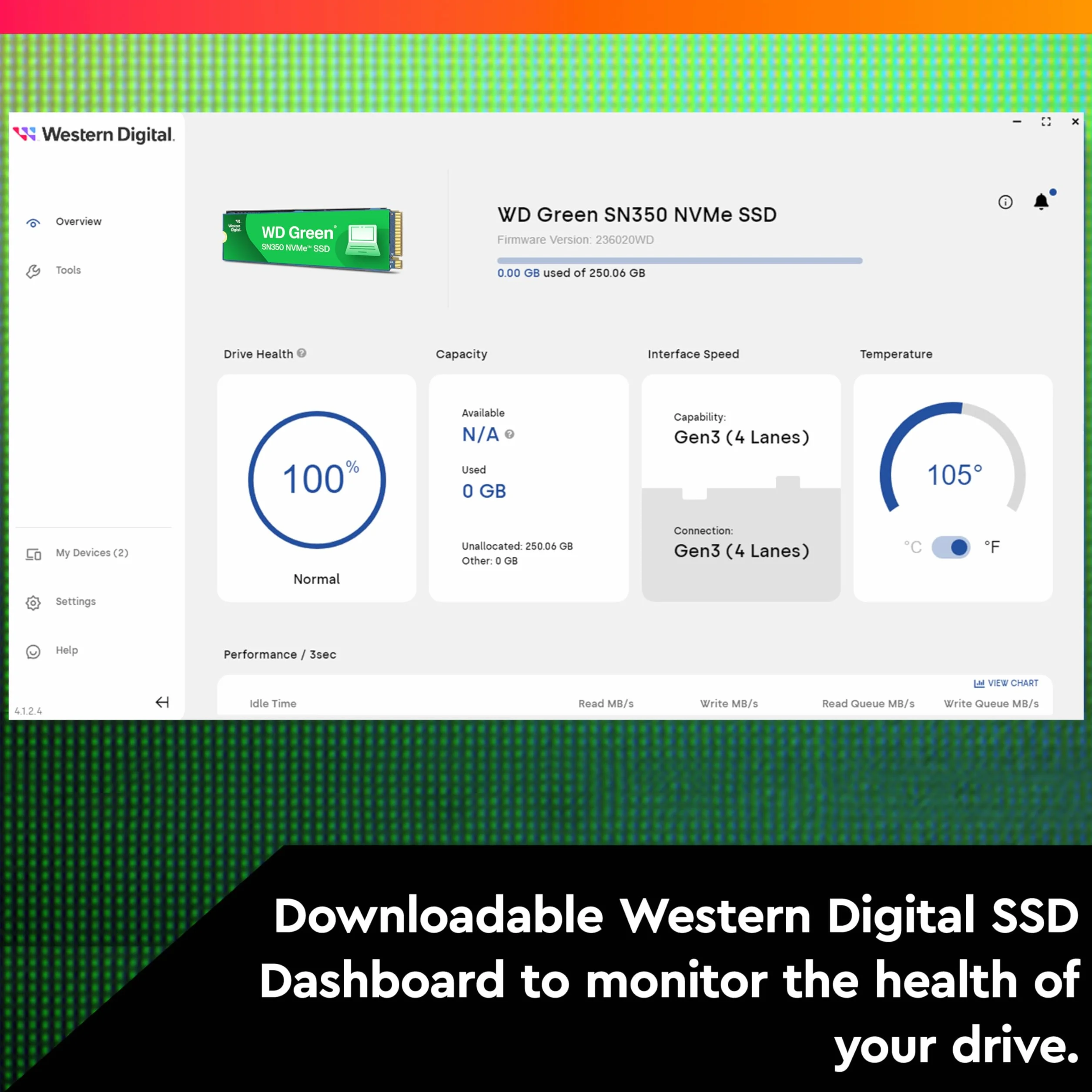 WD Green SN350 1TB NVMe Internal SSD Solid State Drive - Gen3 PCIe, QLC, M.2 2280, Up to 3,200 MB/s