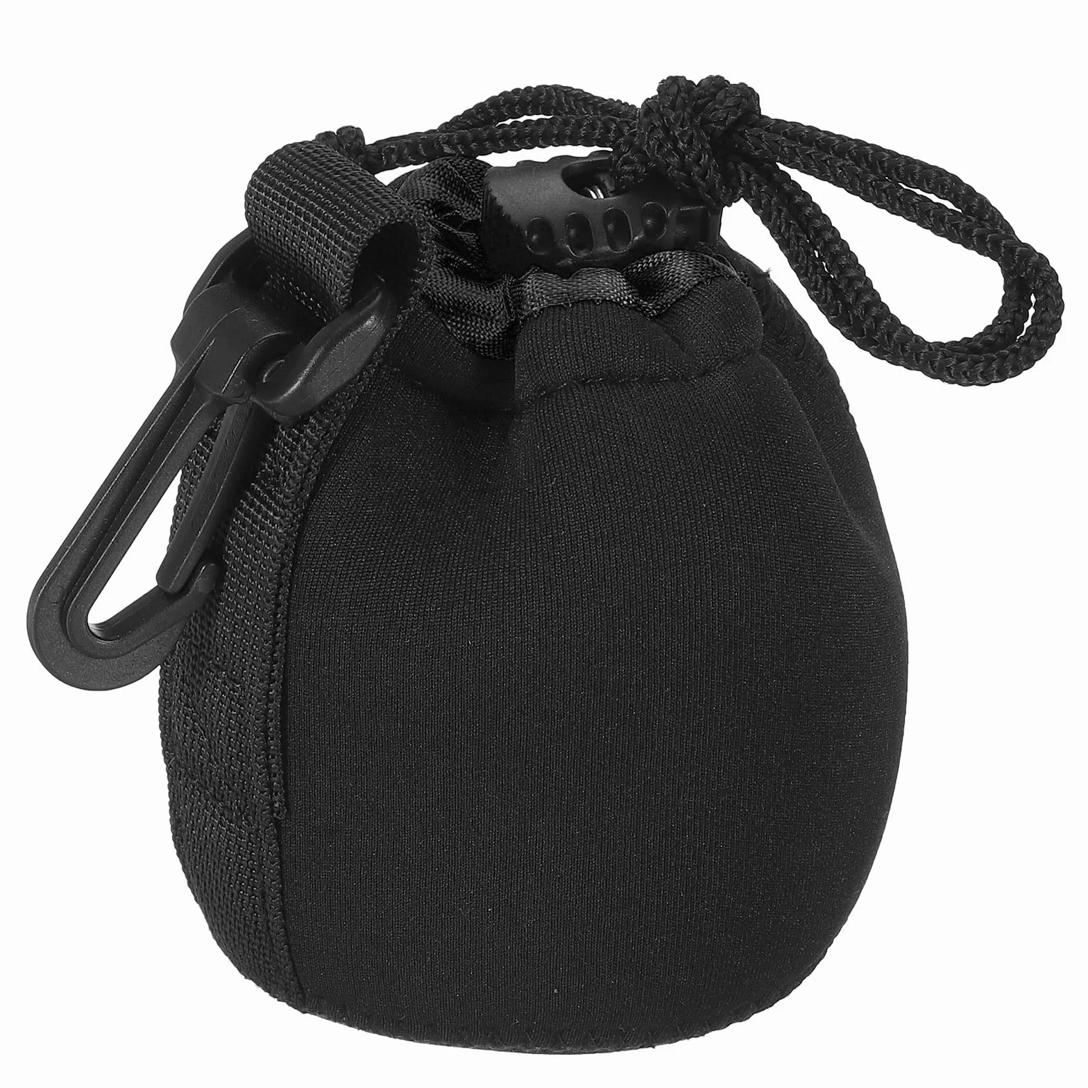 PATIKIL Aparat obiektyw Torba, 2.8" IDx3.9 H Sznurek Obiektyw Obudowa z Grubość Ochronna Neopren, Obiektyw Case dla DSLR Aparat Czarny, Czarny