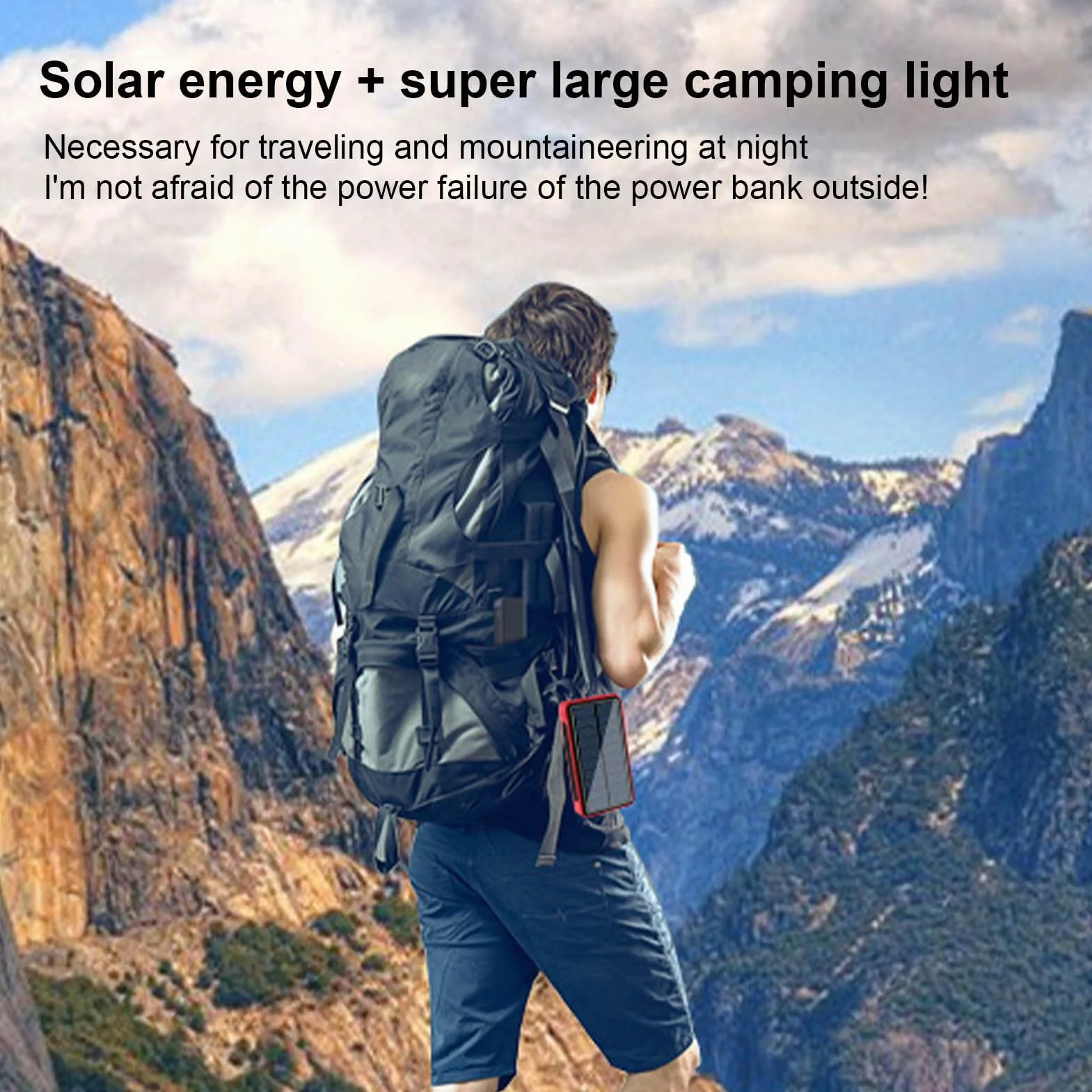 Przenośna ładowarka Power Bank, wytrzymała ładowarka zapasowa | baterii, solarna ładowarka do telefonu komórkowego, ładowarka do paneli słonecznych | ładowarka solarna do kamery zewnętrznej