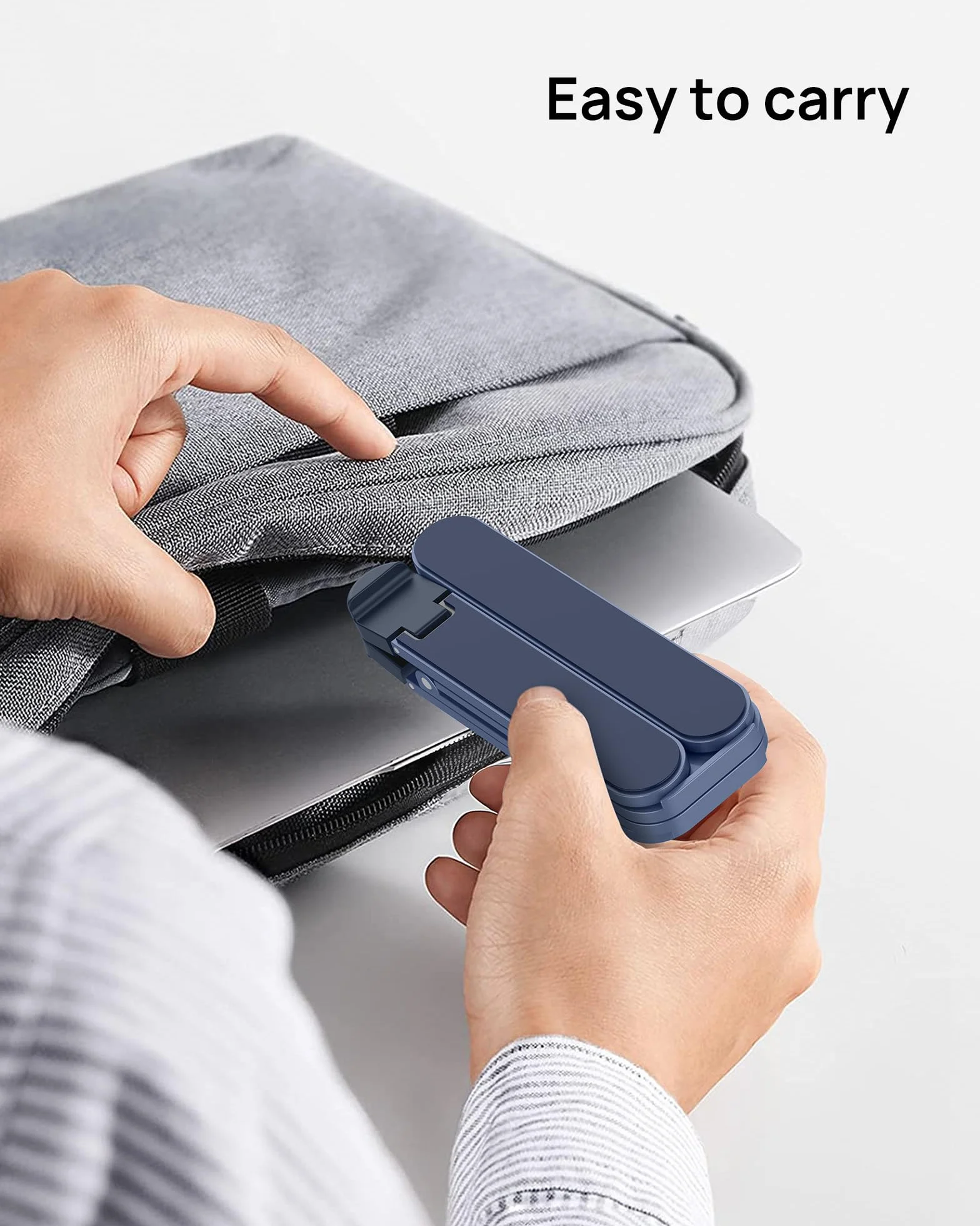 SODI Stojak na laptopa, składany aluminiowy stojak na notebooka, z regulacją wysokości, wentylowany, chłodzący, uchwyt na laptopa, do MacBook Pro/Air, HP, Sony, Dell, wszystkich laptopów o przekątnej
