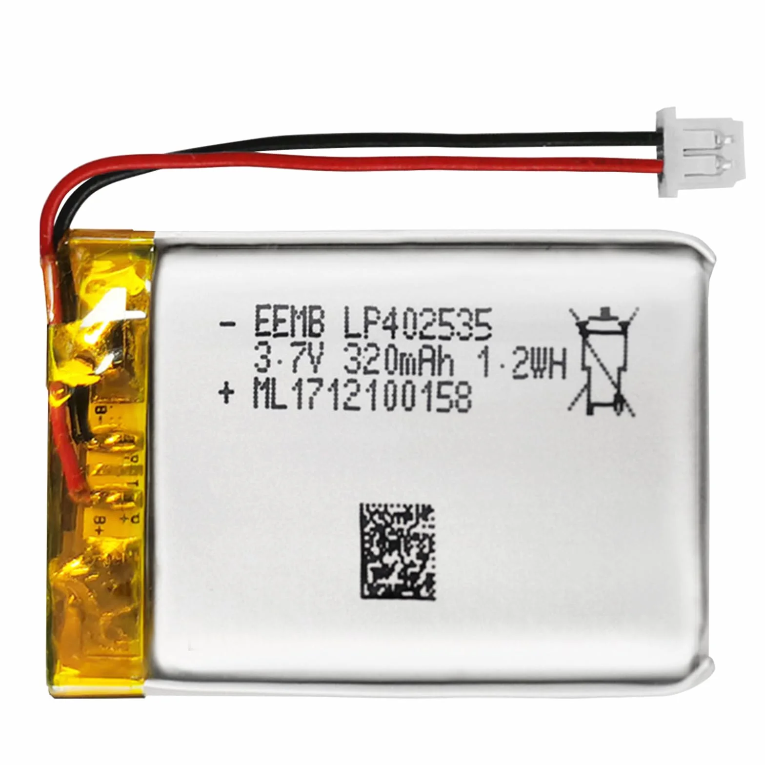 EEMB 3.7V 320mAh 402535 Bateria Lipo litowo-polimerowa złączem Molex