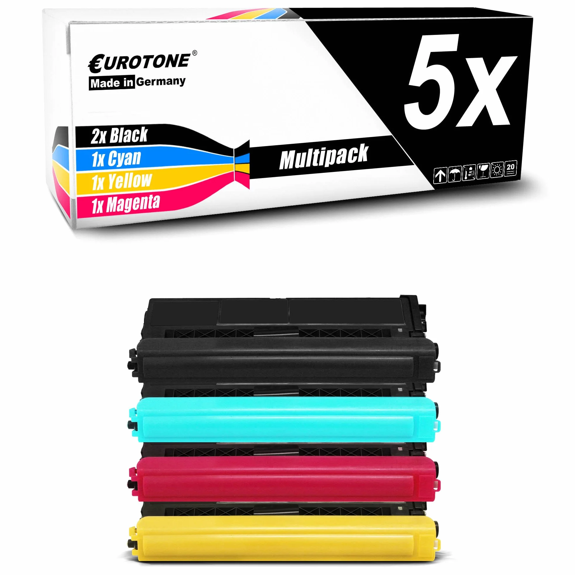 Eurotone Toner 5X toner kompatybilny jako zamiennik do Brother HL-L8260 HL-L8360 zastępuje TN-421 TN421 zestaw