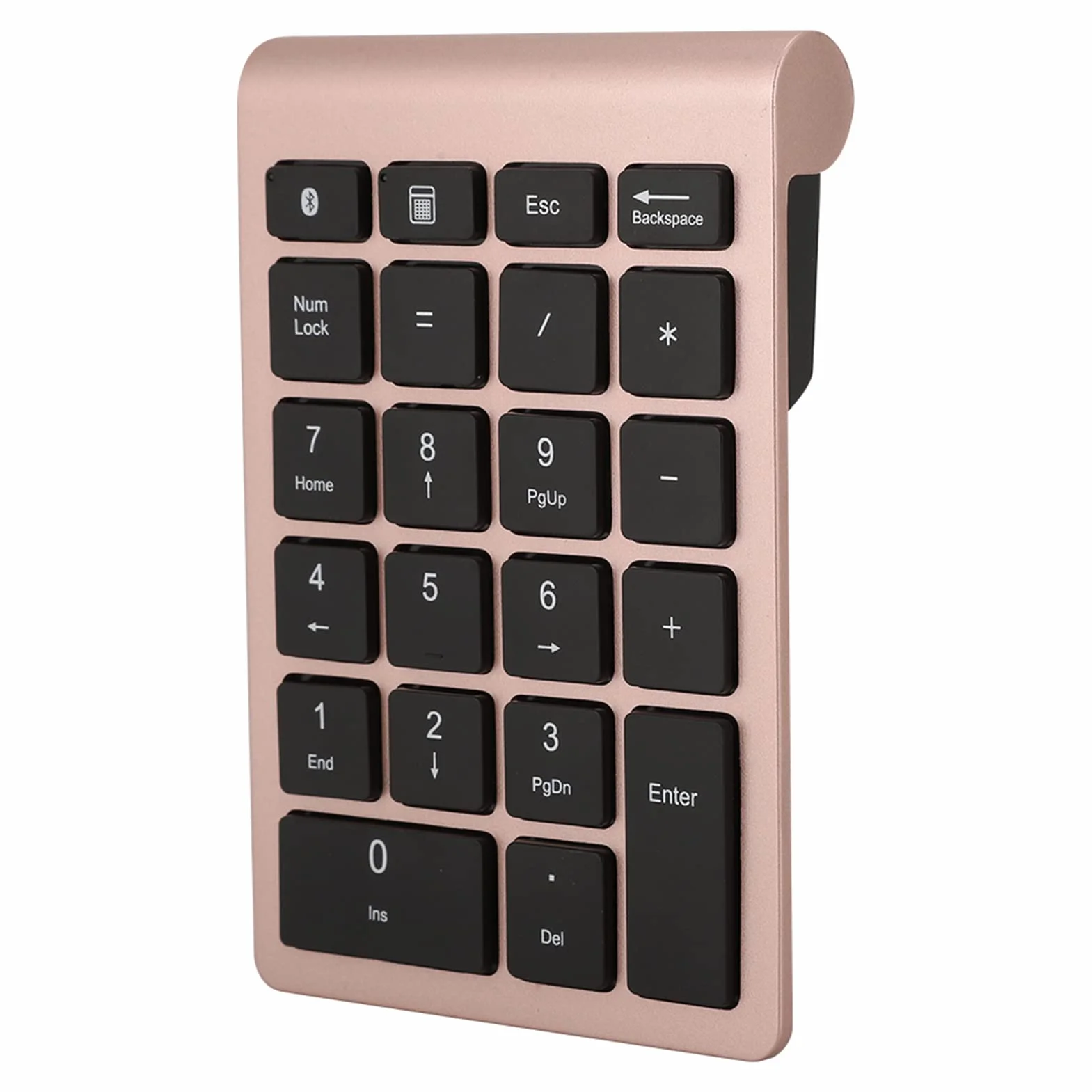Bezprzewodowa Klawiatura Numeryczna BT304 Bluetooth 5.0 22 Klawisze Różowe złoto