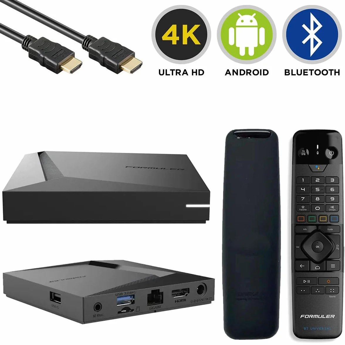 Formuler Z11 Pro BT1-Edition 4K UHD Android 11 odbiornik IP HDR10, Dual-WiFi, HDMI, USB 3.0, MicroSD