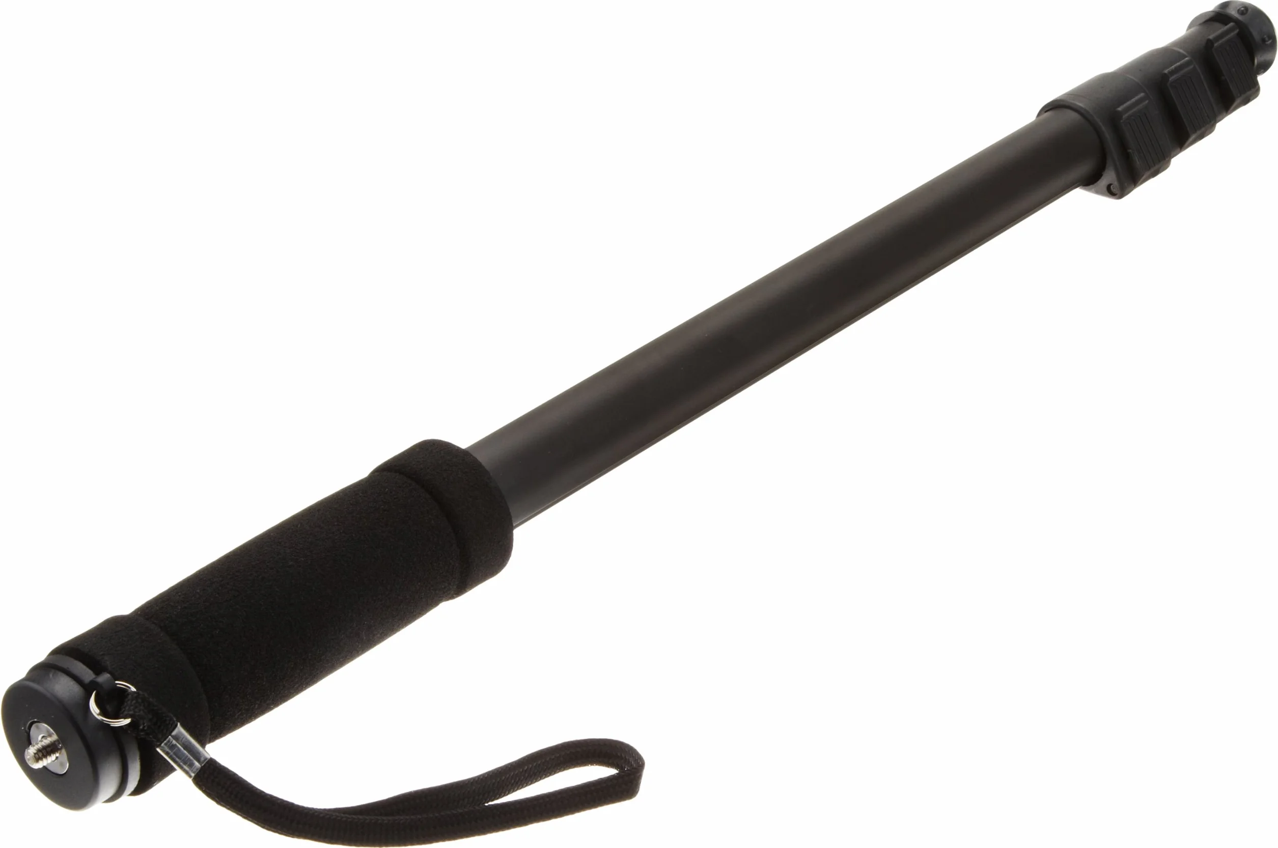 Amazon Basics lekki, przenośny, wysuwany monopod do aparatu i fotografii o długości od 54 do 170 cm, aluminium, teleskopowy, czarny