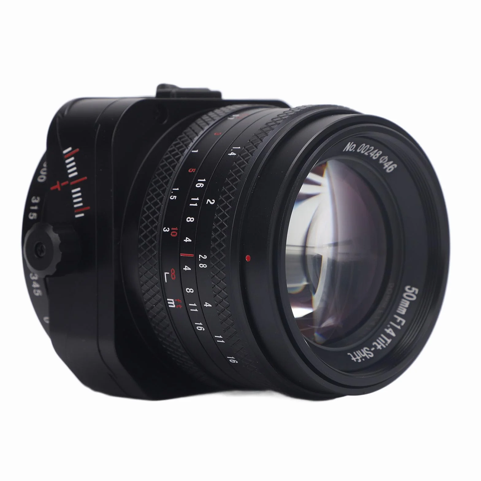 Obiektyw Aparatu Półramkowego 50 Mm F1,4 z dużą przysłoną, Uchylny Obiektyw Portretowy z ręczną regulacją Ostrości do Mocowania E, Kompatybilny z A6000 A6300 A6400 A7C A9 NEX-3