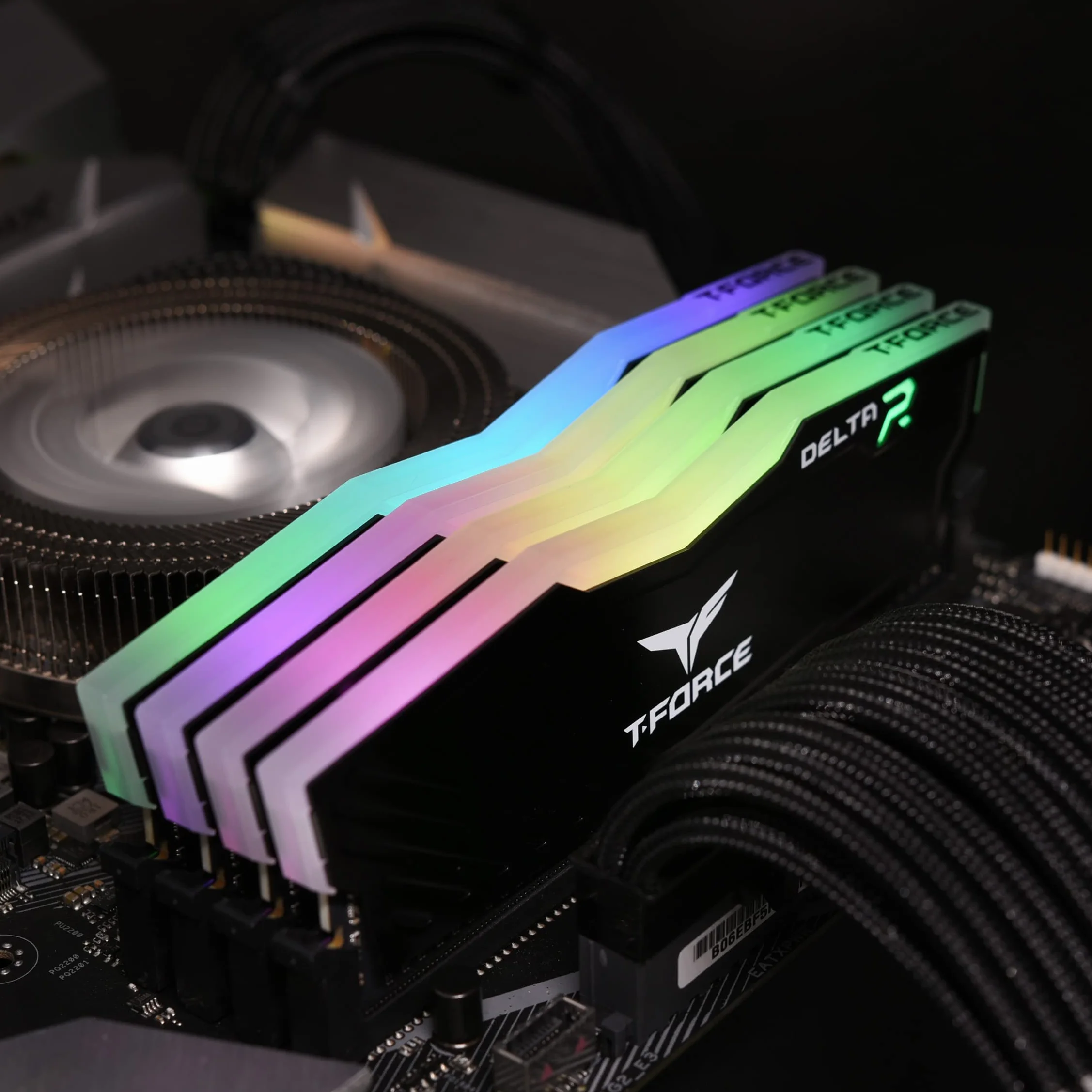 memory D4 3200 16GB C16 Team Delta RGB czarny K2