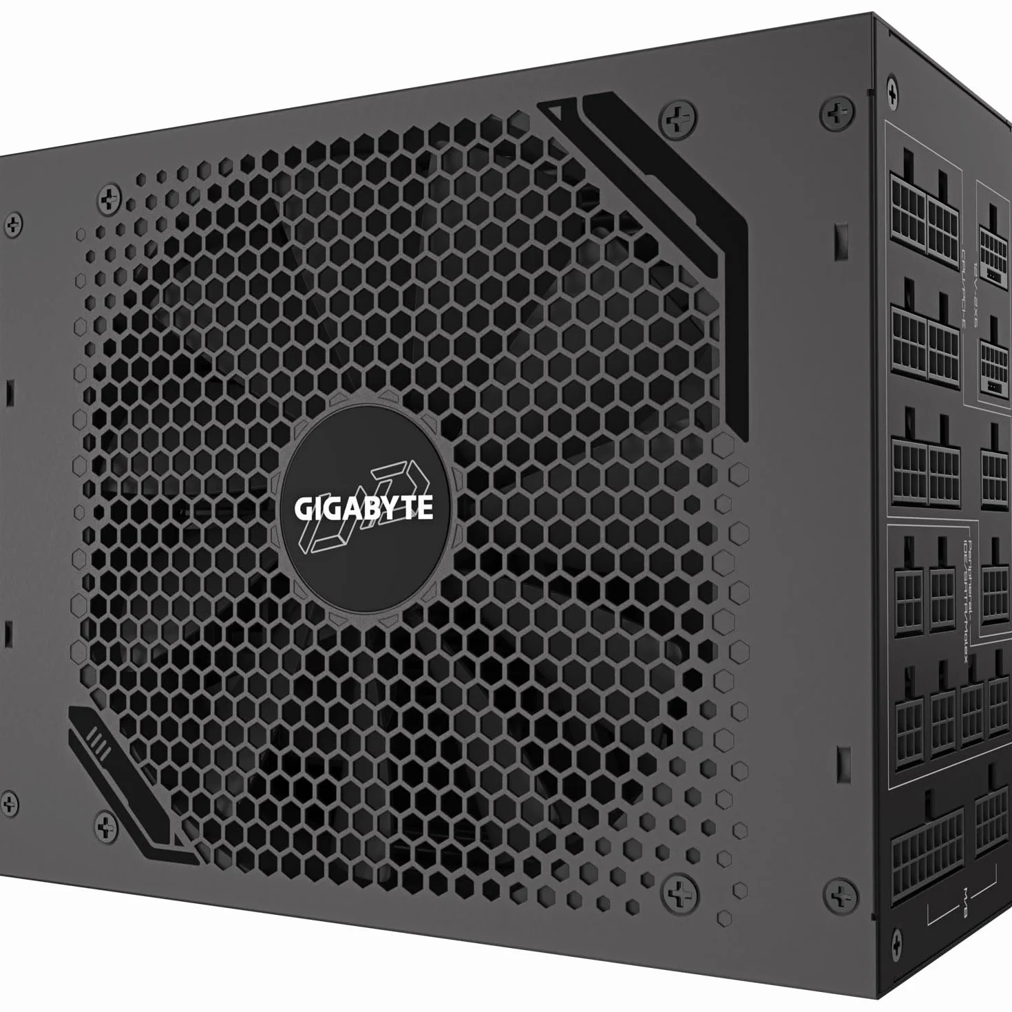 GIGABYTE UD1600PM PG5 AI TOP zasilacz - PCIe 5.0, 80 Plus Platinum, w pełni modułowa konstrukcja, wentylator 120 mm, kompatybilny z ATX 3.1, wtyczka UE