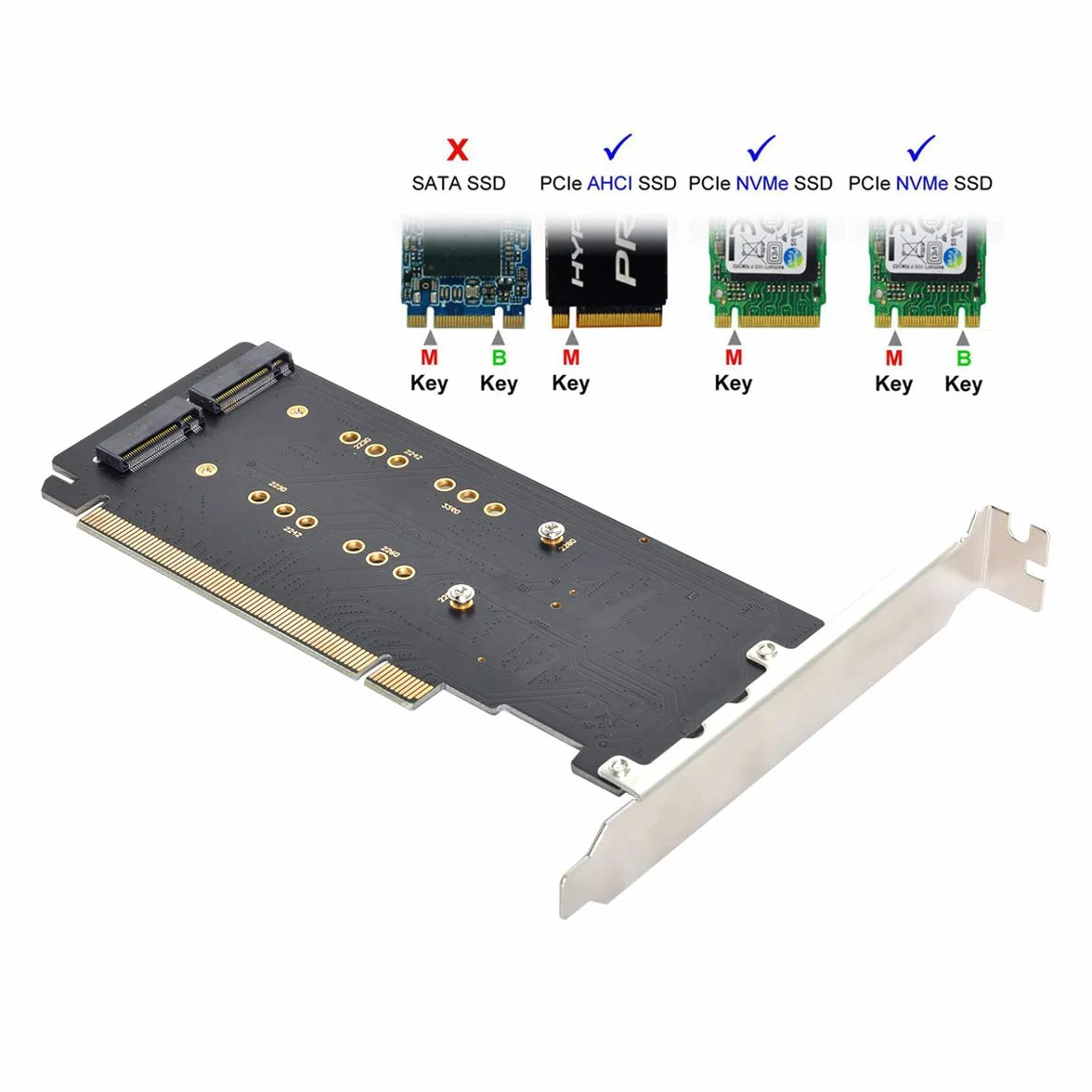 Combo M.2 NGFF B-Key & mSATA SSD do SATA 3.0 obudowa adaptera konwertera z przełącznikiem