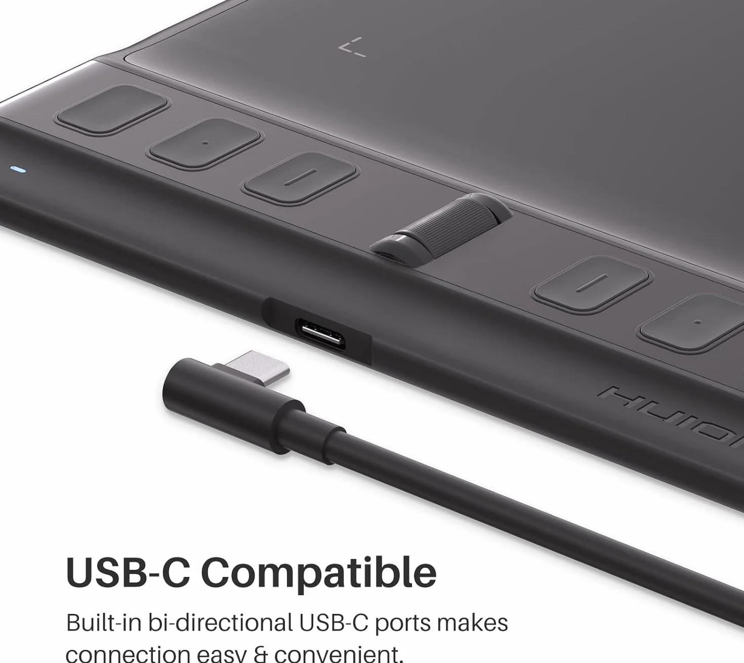 2023 HUION Inspiroy 2 mały tablet do rysowania z kółkiem przewijania, 6 spersonalizowanych klawiszy, rysik bez baterii do sztuki cyfrowej, projektowania, edycji zdjęć, tablet graficzny 6 x 4 cale,