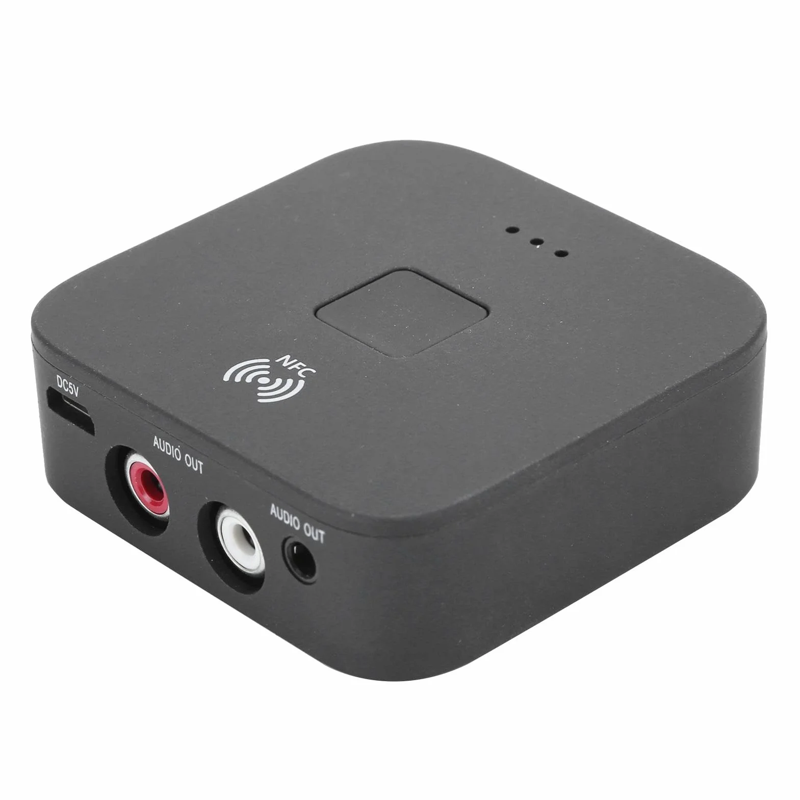 Odbiornik audio Bluetooth 5.0 z NFC, HiFi Bluetooth, jack 3,5 mm i RCA, kabel USB, odbiornik audio do telewizora, samochodu, głośników i urządzeń stereo