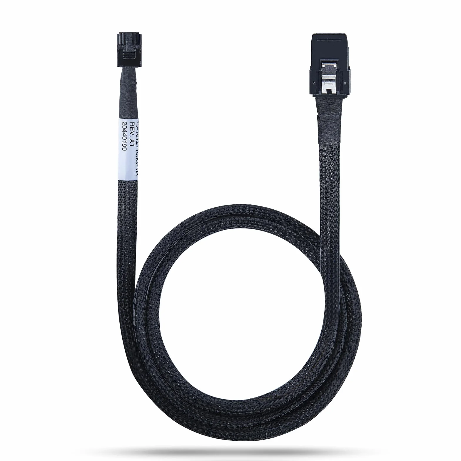 H!Fiber.com Mini SAS HD SFF-8643 do Mini SAS SFF-8087 kabel, 1 metr (3,3 ft)