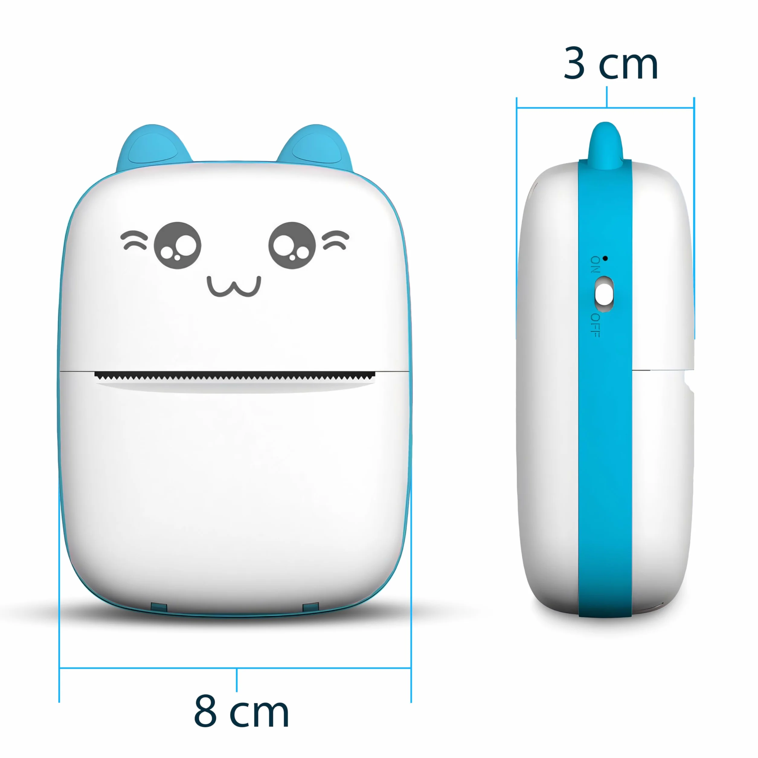 Retoo Mini drukarka fotograficzna Bluetooth 11 rolek papieru