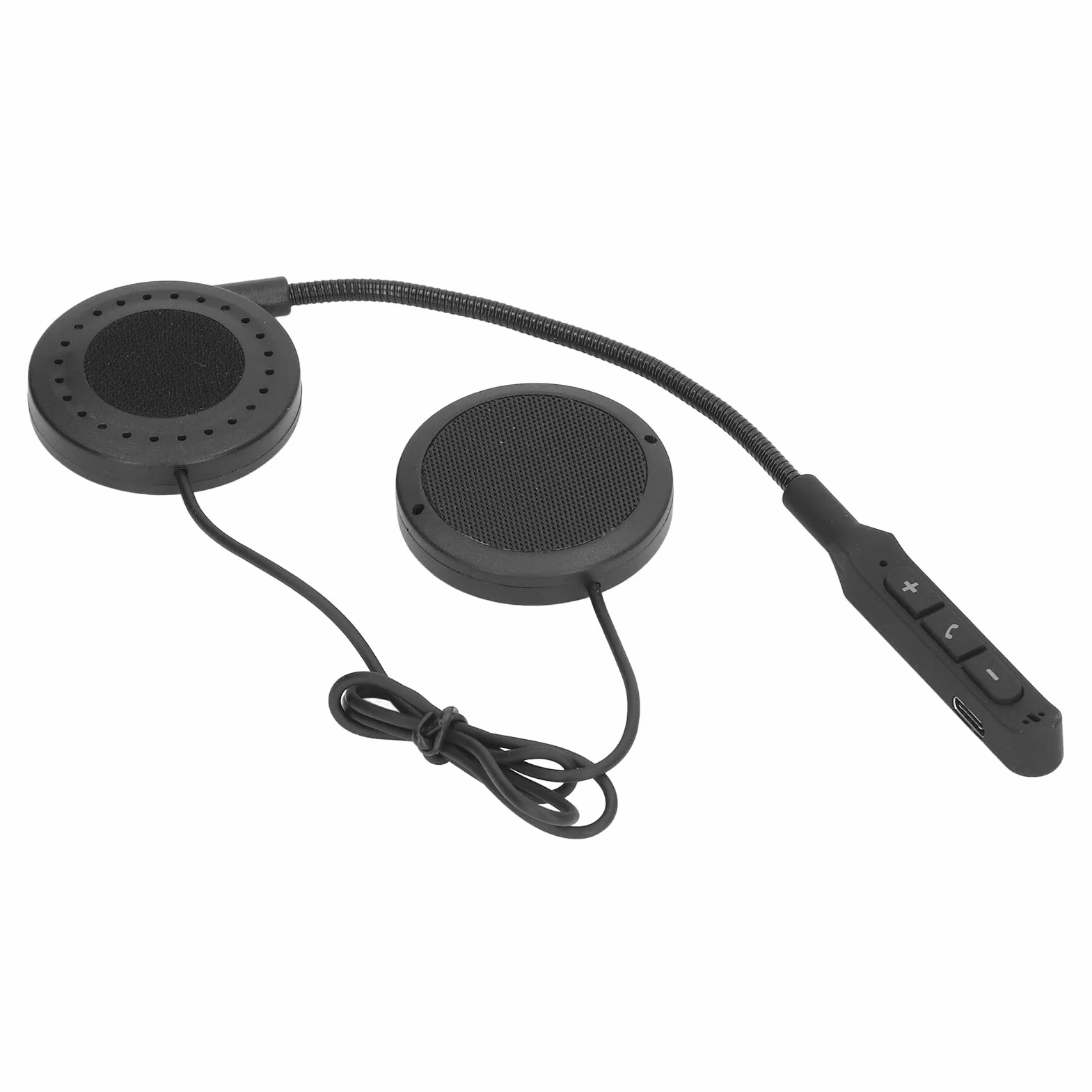 Zestaw Słuchawkowy Bluetooth do Kasku Motocyklowego, Wodoodporny Zestaw Głośnomówiący Muzyka Sterowanie Połączeniami Bluetooth 5.0
