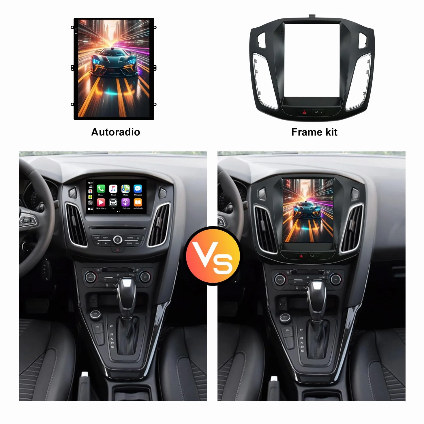6G+128G Octa-Core | Radio samochodowe Android 15 dla Forda Focus MK3 (2012-2017) - Radio GPS z nawigacją - bezprzewodowe CarPlay i Android Auto - IPS 9,7 cala 2 Din - DSP, sterowanie na