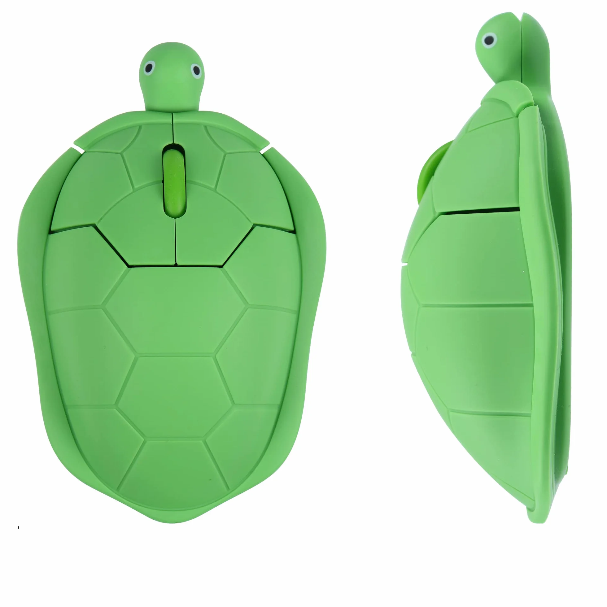 Bezprzewodowa mysz urocze zwierzę zielony żółw kształt ciche kliknięcie ergonomiczna przenośna cicha podróż lekka optyczna bezprzewodowa mysz USB do komputera PC laptopa komputera Mac MacBook Desktop