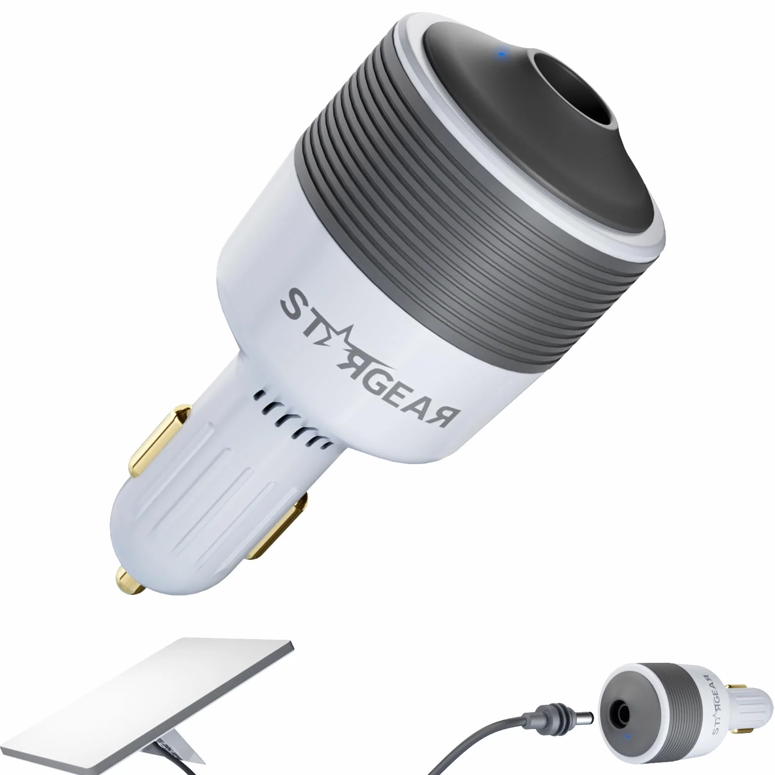 Starlink Mini adapter samochodowy 12 V na 24 V DC Step Up z adapterem do zapalniczki samochodowej 60 W, adaptery Starlink Mini 12 V obsługuje oficjalne adaptery 16 AWG, 30 m, idealny do