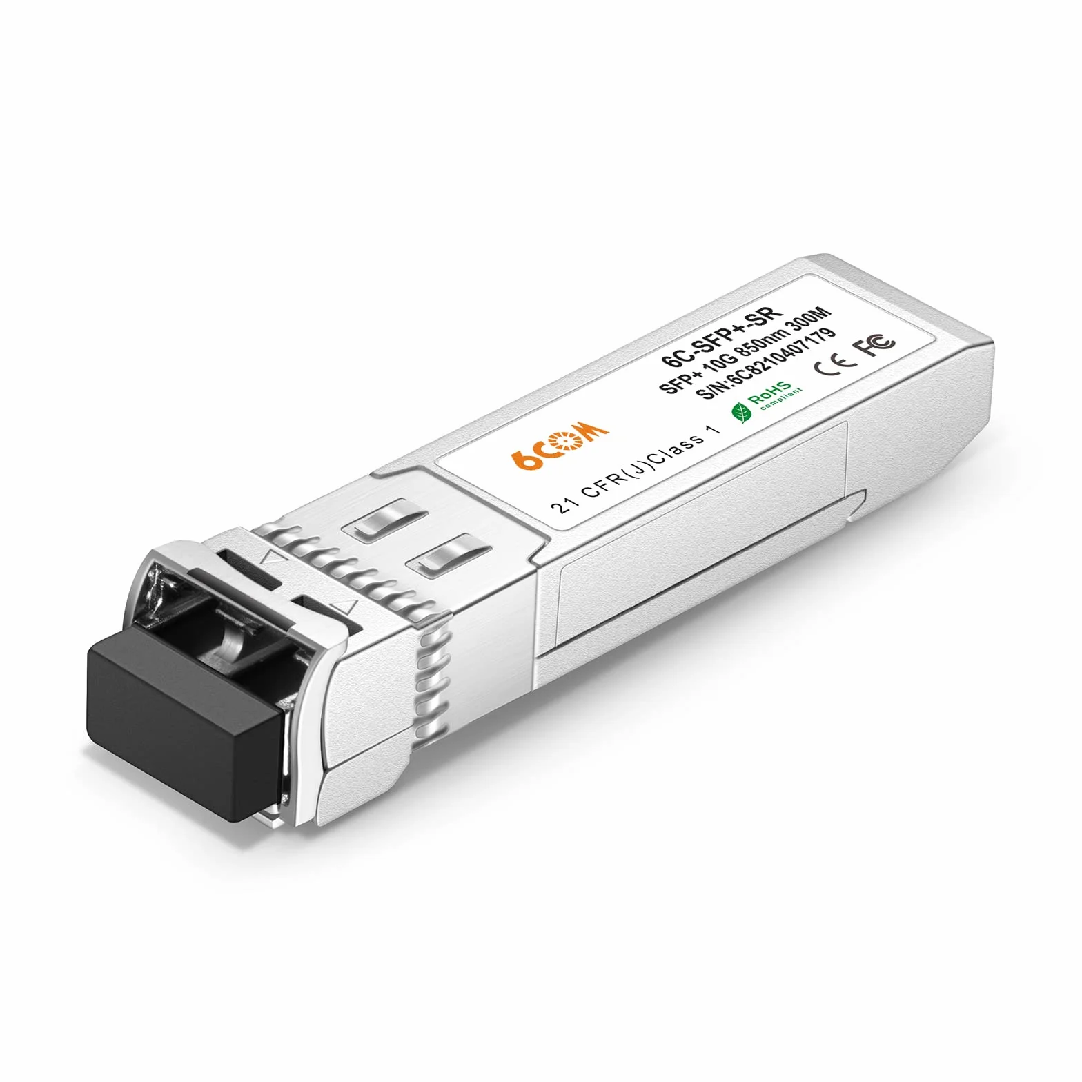 [4-pak] 10GBase-SR SFP+, moduł wielomodowy 10G 850nm LC, do 300 m, kompatybilny z Cisco SFP-10G-SR, Meraki, Ubiquiti UF-MM-10G, Mikrotik, Netgear, D-Link, Supermicro, TP-Link