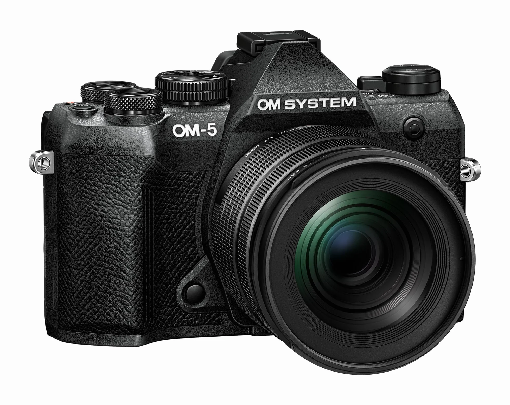 OM SYSTEM OM-5 Mark II + 12-45mm PRO, Aparat Bezlusterkowy, Matryca 20MP, | Zestaw z obiektywem M.Zuiko, stabilizacja obrazu 5-osiowa, wideo 4K, Live ND, uszczelnienie odporne na mróz i kurz,IP53