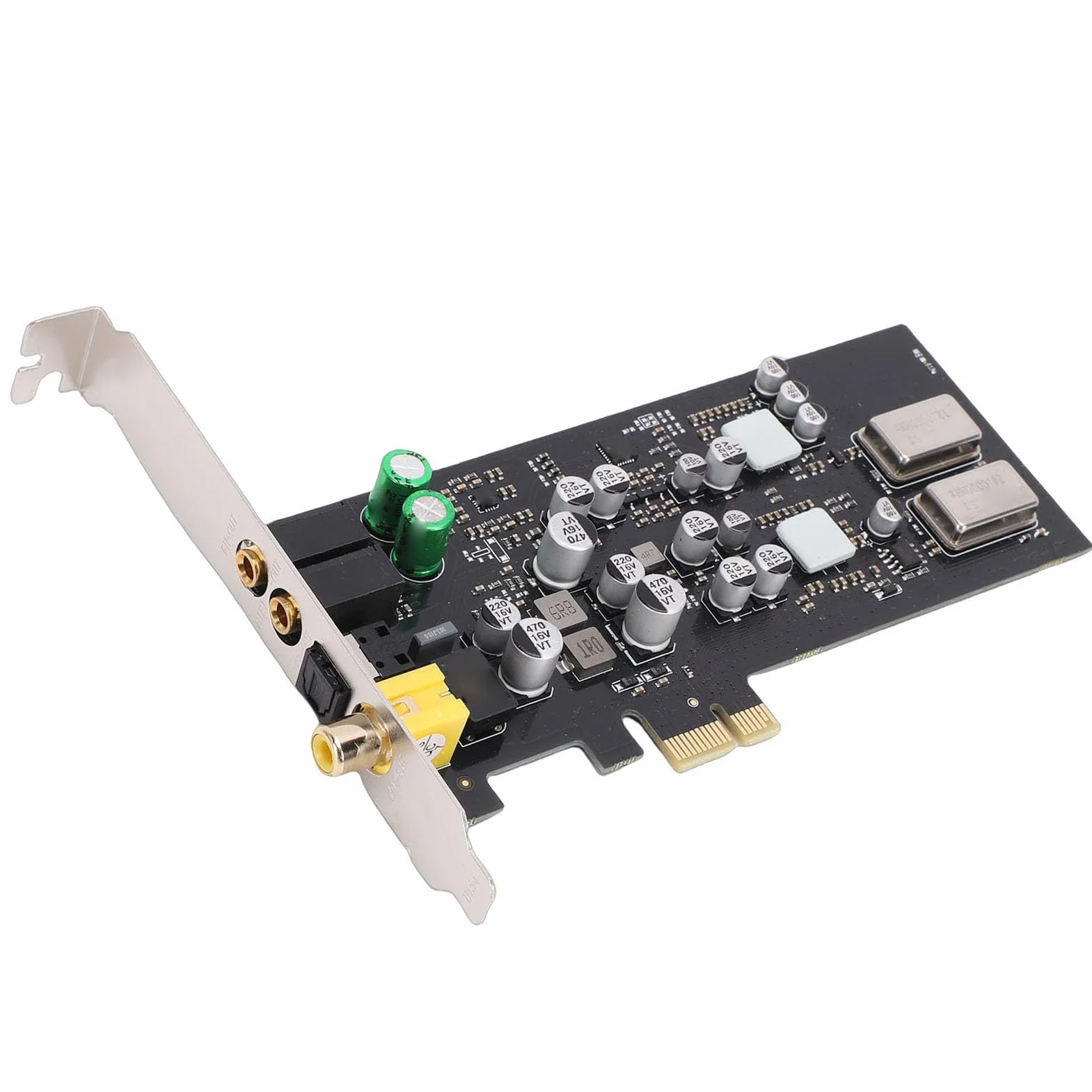 Karta Dźwiękowa PCIE, Profesjonalna Karta Dźwiękowa HiFi, z Dwoma Przetwornikami DAC z częstotliwością Próbkowania 192 KHz i Przetwornikiem Cyfrowo-analogowym SABRE ES9018K2M, Kompatybilna z