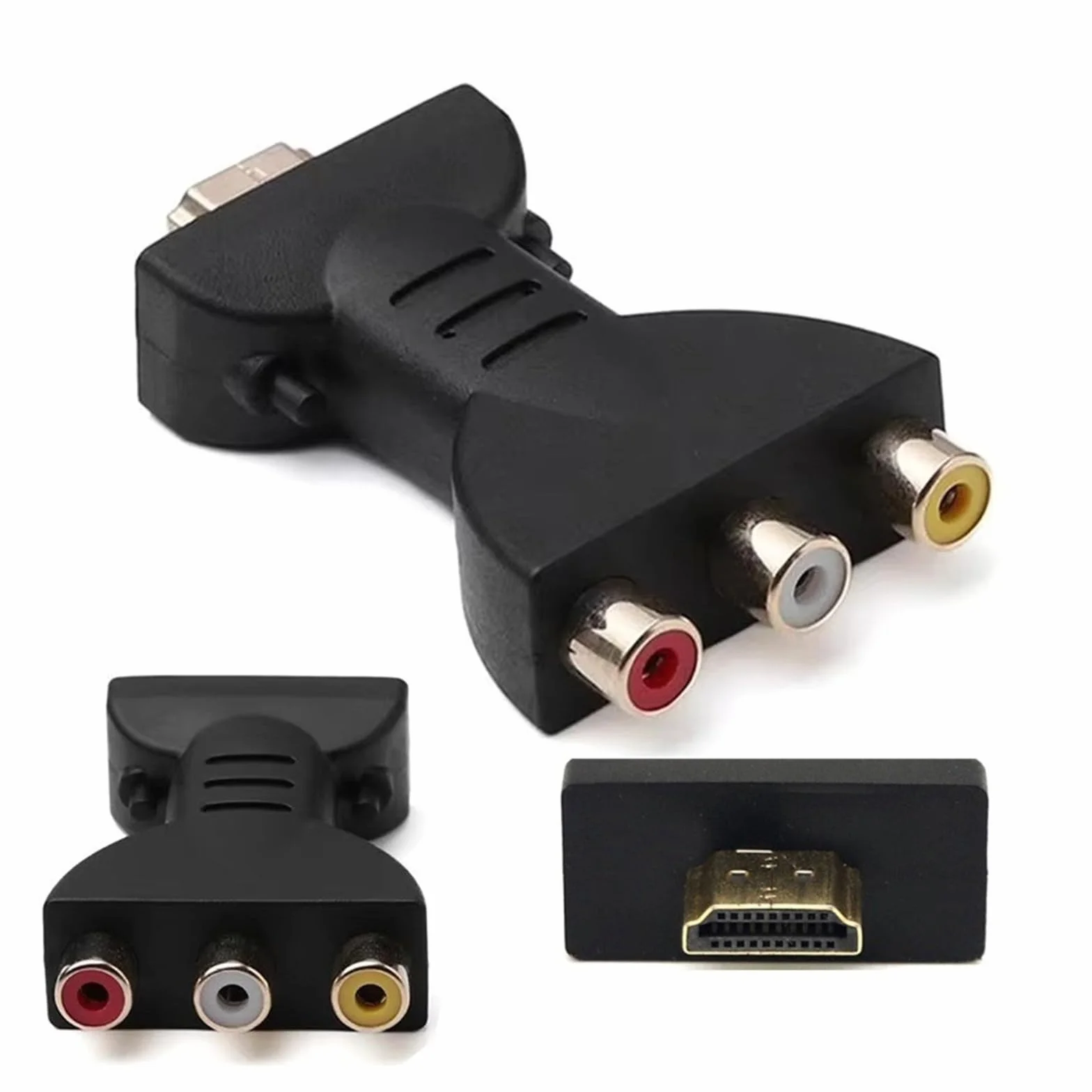 Adapter HDMI do RCA 1080P HDTV2AV Converter Cable for TV Box DVD