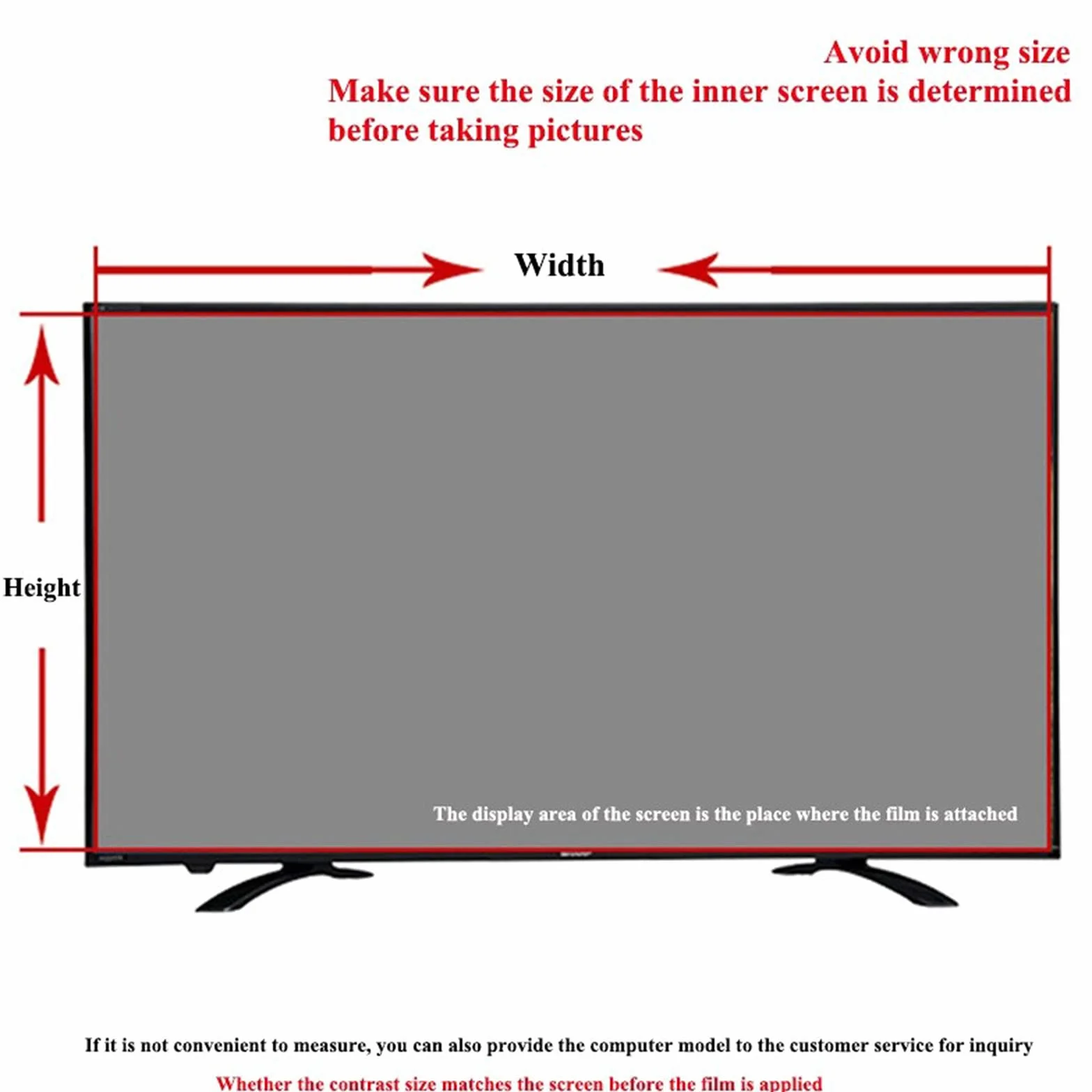 matowa folia ochronna, Folia ochronna na ekran telewizora 32-75 cali, matowa, z filtrem(47"(1044 * 590mm))