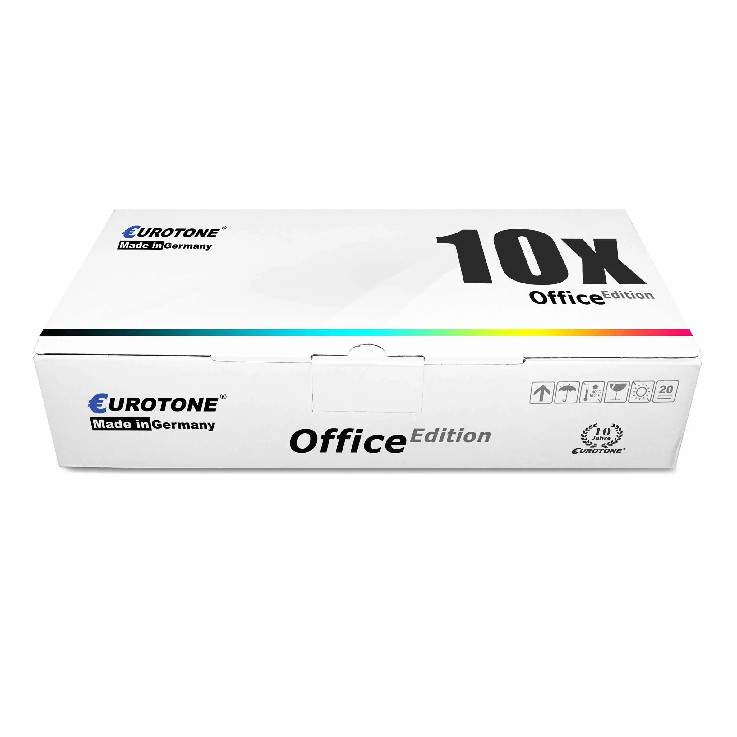 Eurotone Toner w zestawie 10x toner kompatybilny jako zamiennik do Utax 4006Ci 4007Ci zastępuje CK8513 CKMY