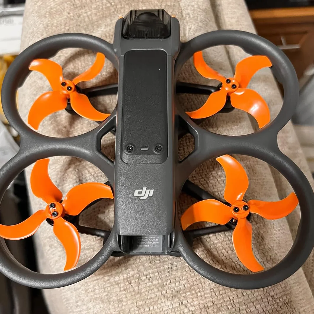 Master Airscrew Śmigła Stealth do DJI Avata 2 - Pomarańczowe, 4 sztuki