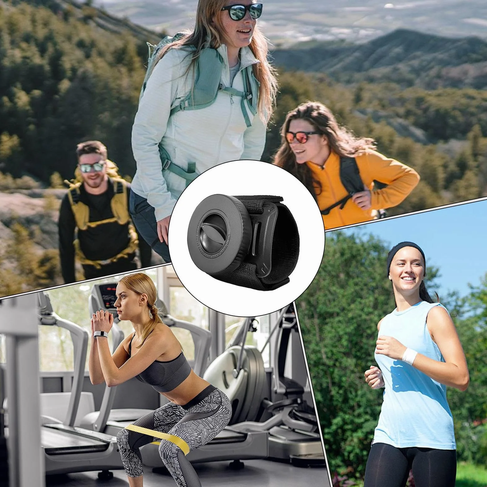 Uchwyt telefon nadgarstek, magnetyczny uchwyt smartfon z uchwytem - sportowa opaska telefon, do podró?y, joggingu, si?owni, ?wicze?, jazdy rowerze, w?drówek, spacerów i