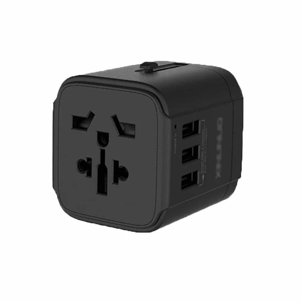 International Plug Converter, Adapter Plug Travel dla podróży na całym świecie, z 3 Usb. Ports Travel Portable International Socket Converter (Color : 3USB)