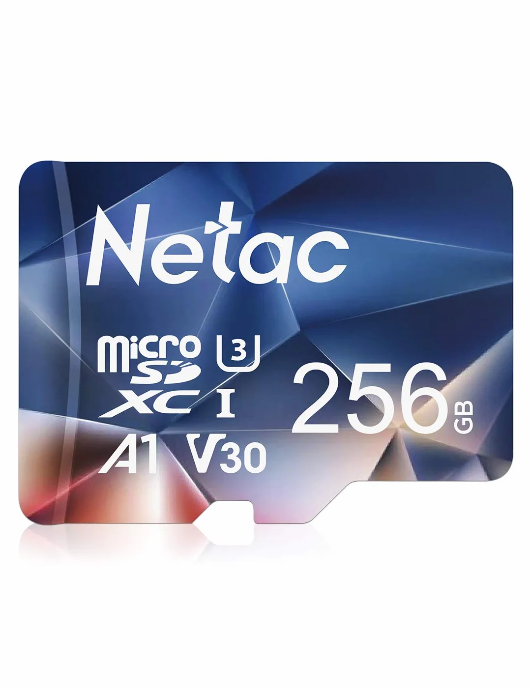Netac Karta micro SD 256 GB Exfat 100 MB/S, MicroSDXC karta pamięci do smartfona, przełącznika, tabletu, aparatu, drona, Raspberry pi - karty pamięci P500 do telefonu komórkowego