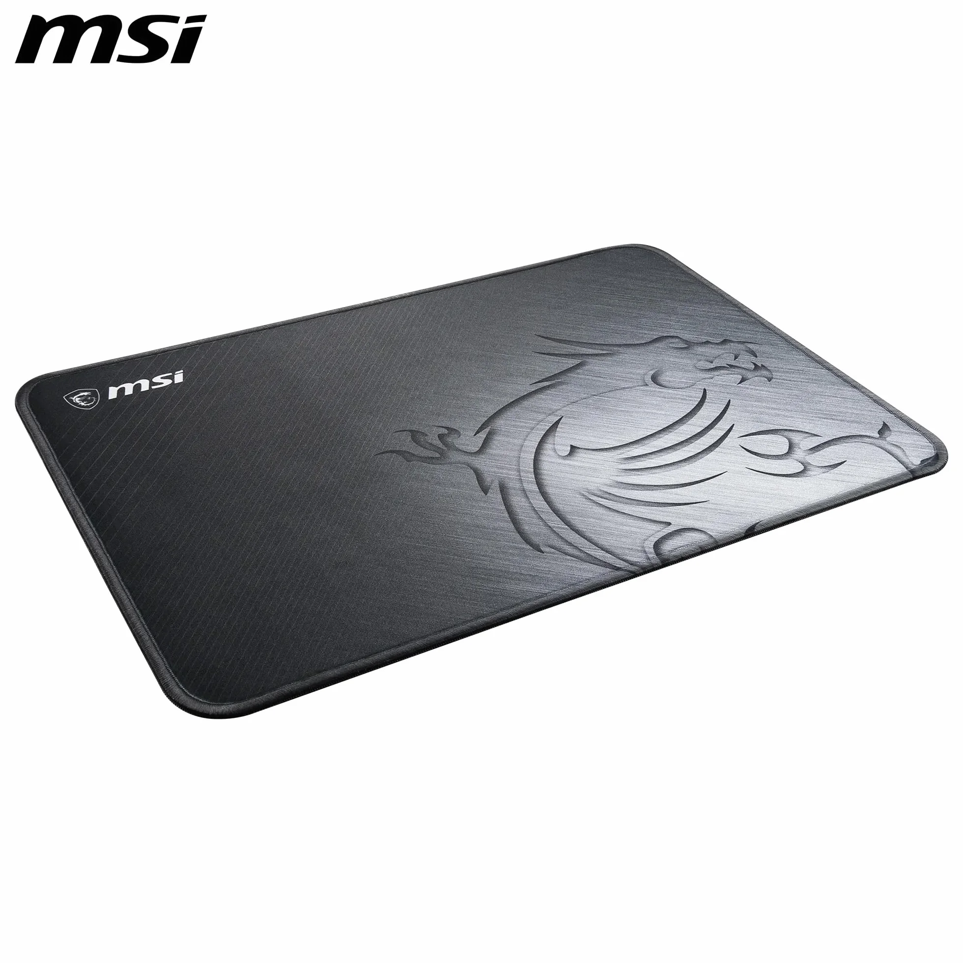 MSI AGILITY GD21 podkładka pod mysz do gier, powierzchnia tekstylna o niskim tarciu, miękkie szwy krawędziowe, antypoślizgowa podstawa, 320 x 220 x 3 mm