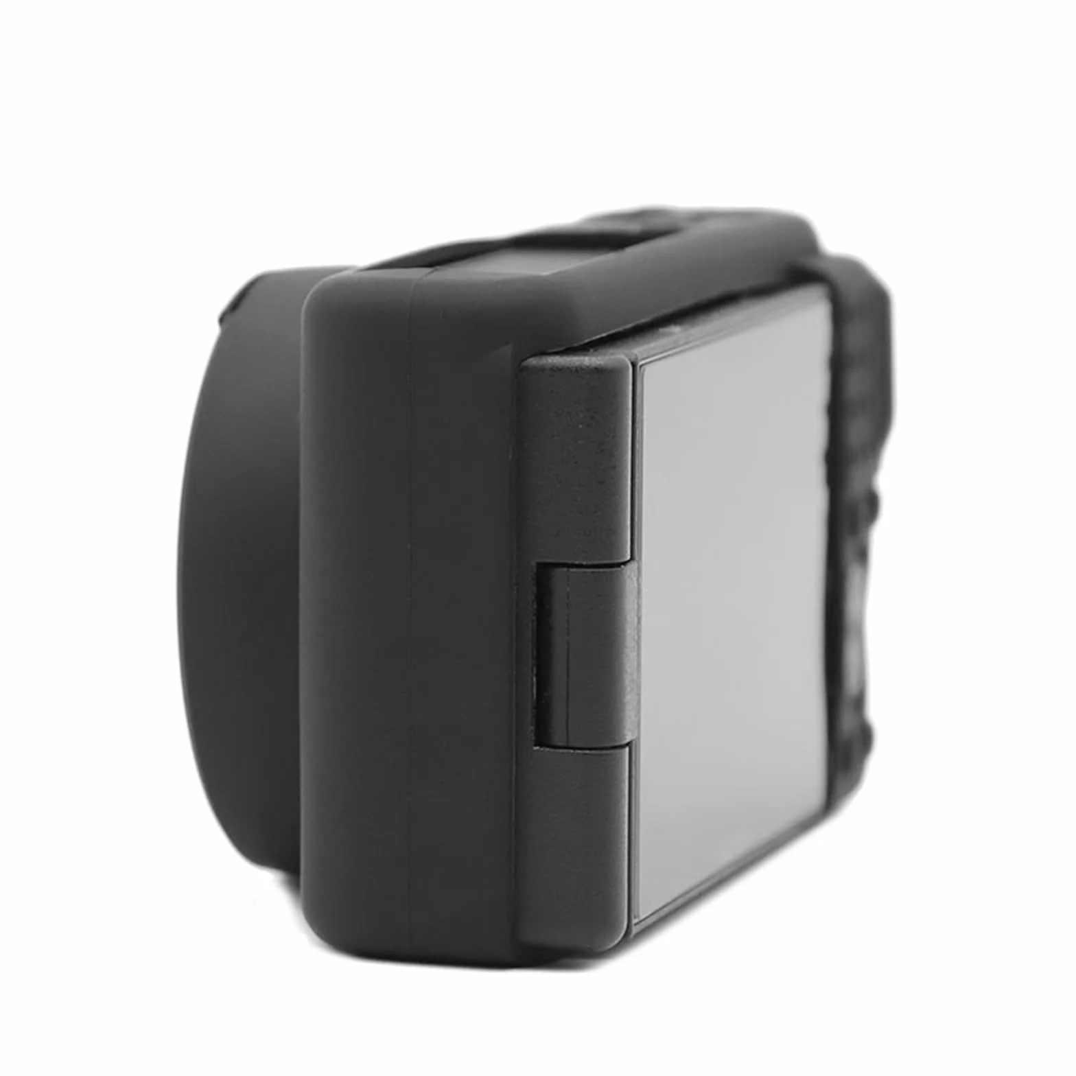 Rieibi Etui ZV-1, miękkie silikonowe etui ochronne do aparatu cyfrowego Sony ZV-1 ZV1, lekkie etui na aparat ZV1 - czarne