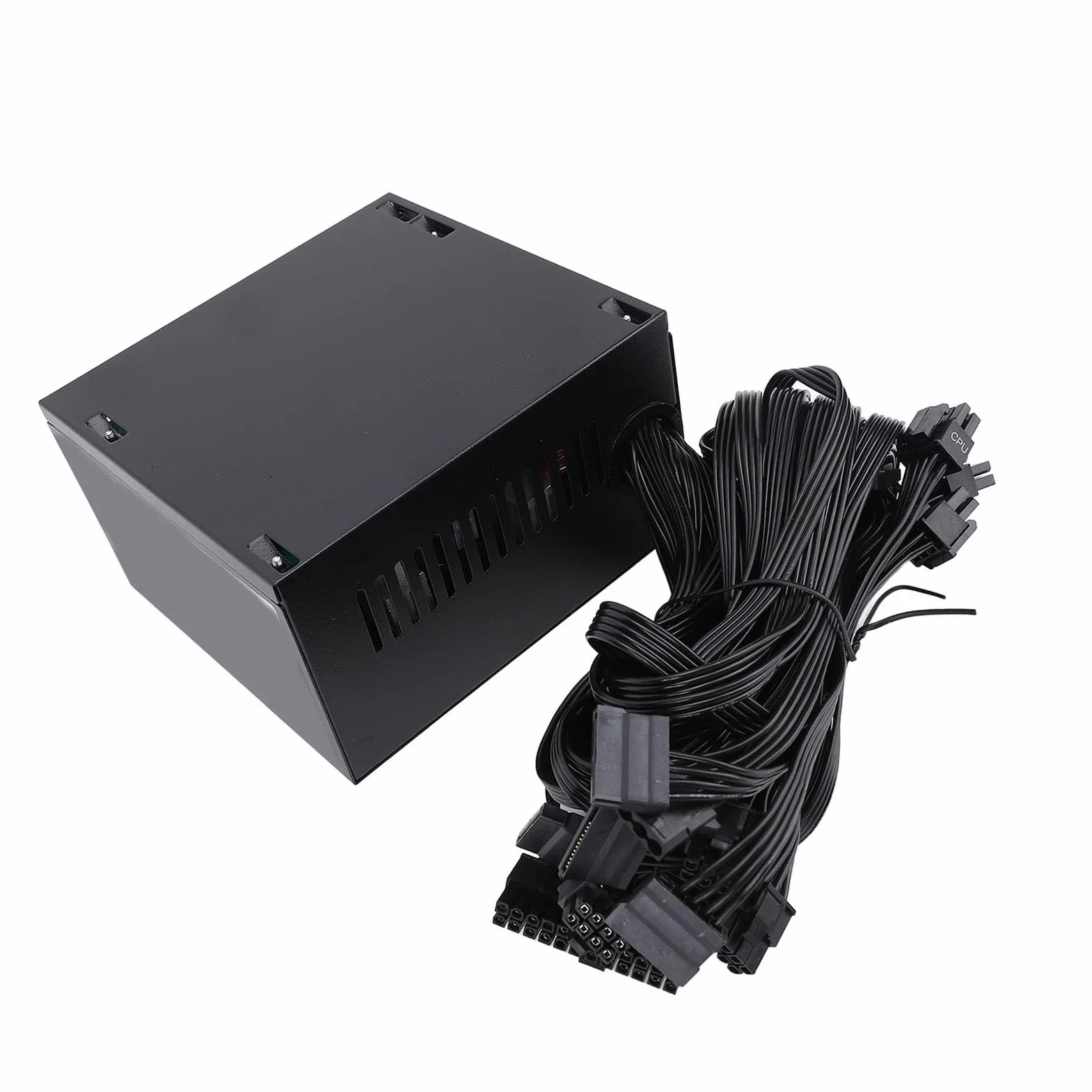 Generic Aktywny Zasilacz Komputerowy ATX o Mocy 700 W z inteligentną regulacją Temperatury do Gier o Wysokiej Wydajności, Czarny Stop Aluminium, 1 X Zasilacz Komputerowy dla Entuzjastów Komputerów