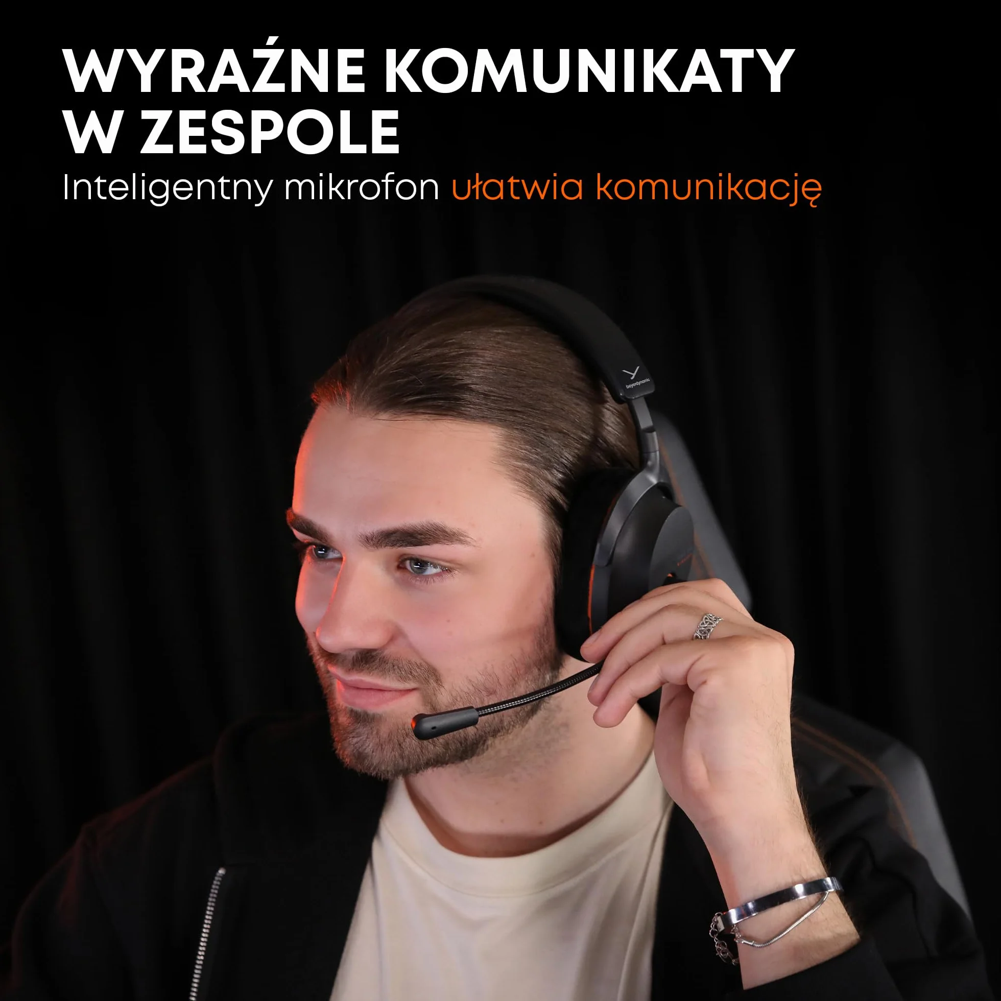 beyerdynamic MMX 230 bezprzewodowy zestaw słuchawkowy gamingowy z Bluetooth® 6.0 i ANC, 60-godzinny czas pracy baterii, in czarny - Nowa aktualizacja dostępna za pośrednictwem aplikacji