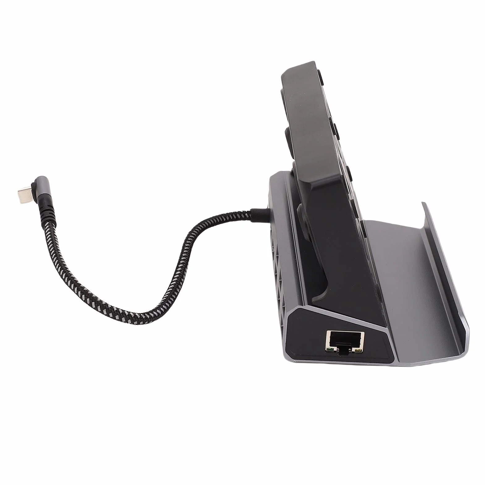 Jiawu Stacja Dokująca Steam Deck Podwójny Wentylator Chłodnicy 9 W 1 Interfejs Multimedialny HD USB 3.0 PD 100 W dla Graczy Materiał ze Stopu Aluminium