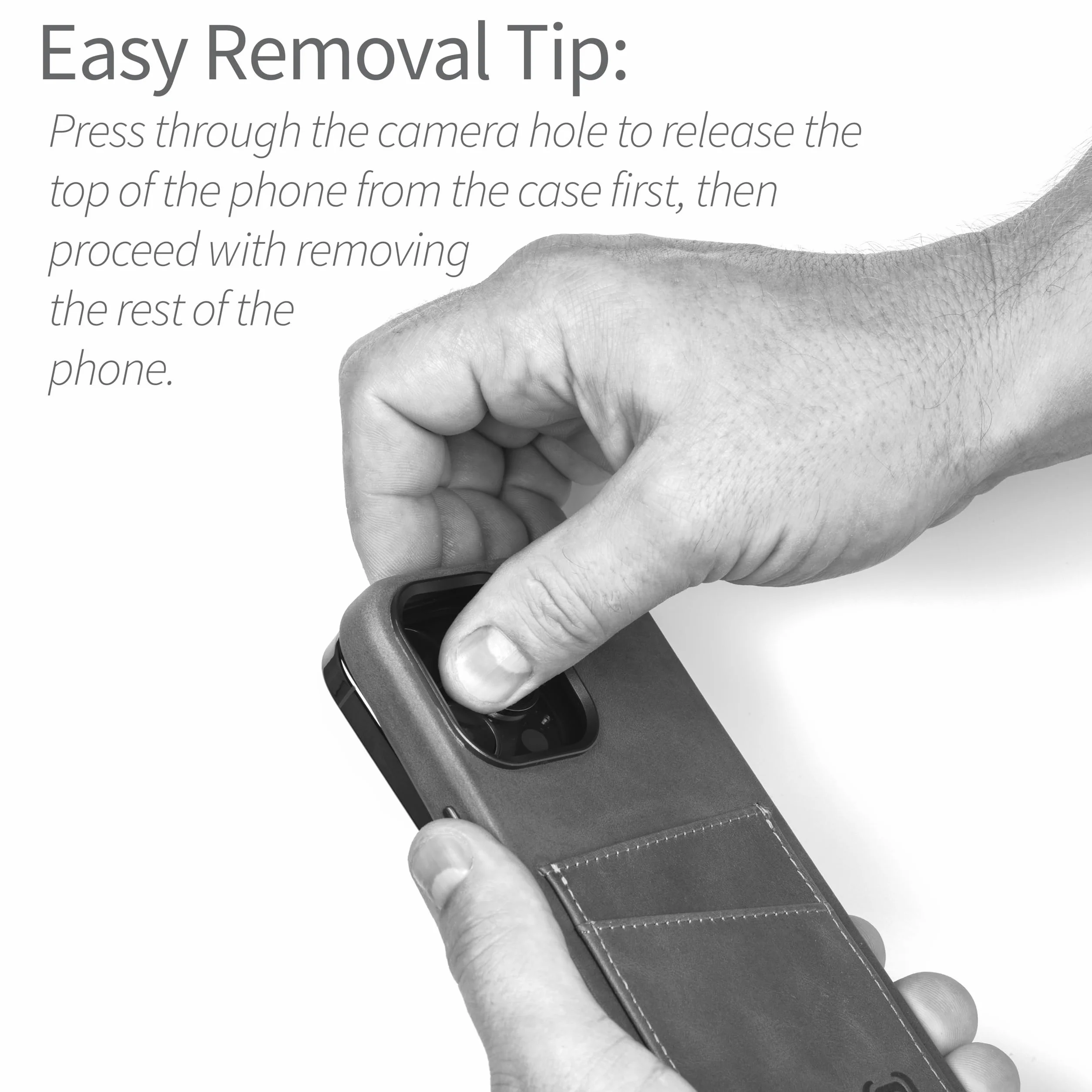 Dockem Etui ze Skóry Syntetycznej do iPhone 17 Kompatybilne z MagSafe, z Pojemnościowym Przyciskiem Sterowania Aparatem (MSVL, Węglowa Czerń)