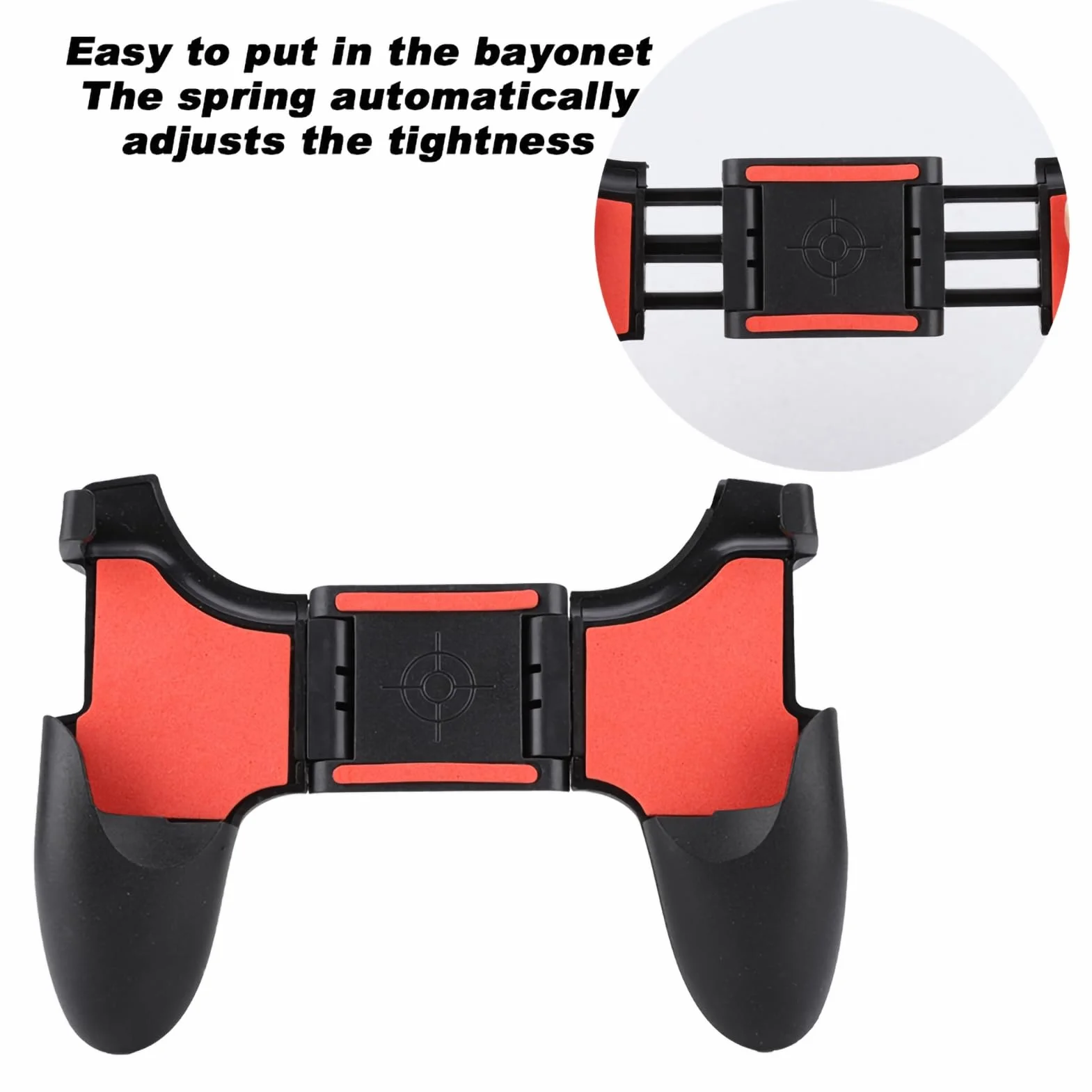 Hakeeta Przenośny uchwyt kontrolera Joystick PUBG, uniwersalny uchwyt joystick-game-joystick, składany, uchwyt kontrolera o ergonomicznym kształcie do smartfonów.