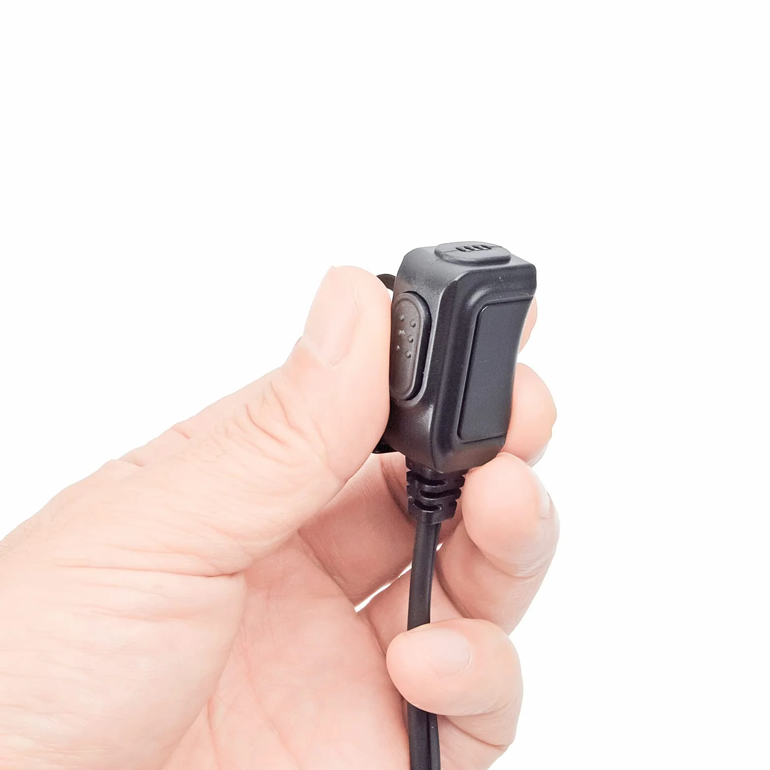 2-pinowe słuchawki ukryte akustyczne radio, zestaw słuchawkowy z mikrofonem i PTT, kompatybilne z Kenwood eSynic Baofeng UV-5R UV-5RA 888S Walkie Talkie (10 szt.)