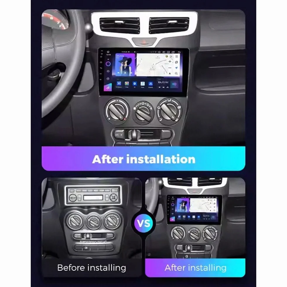 Car Stereo dla Chery QQ 2013-2019 Android 15 9 Inch Touch Screen Player with Mirror Link Swc For, 8 Core 8G+128G